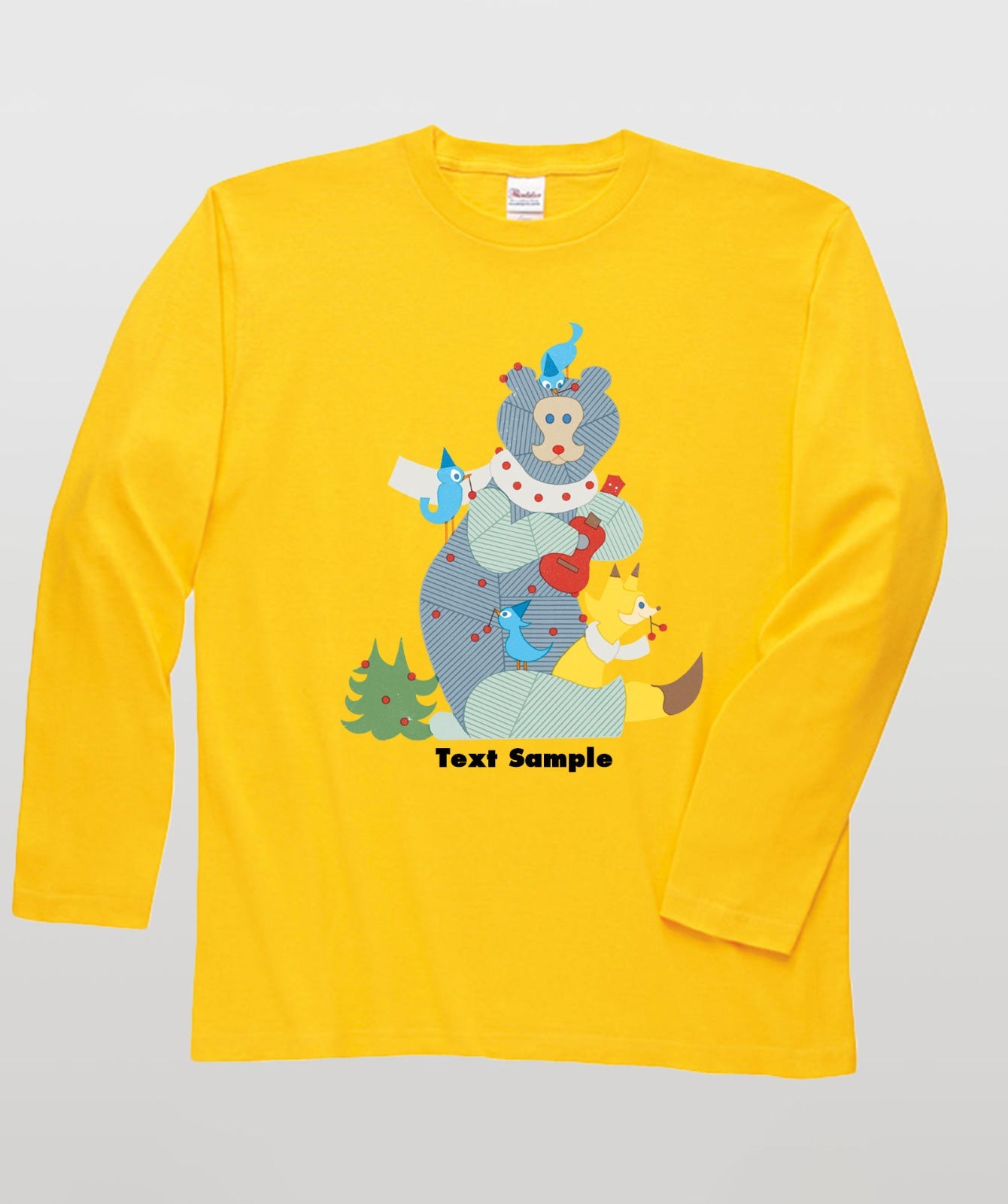 ■文字入れ可■ オリジナルカバーイラスト長袖Tシャツ Vol.16