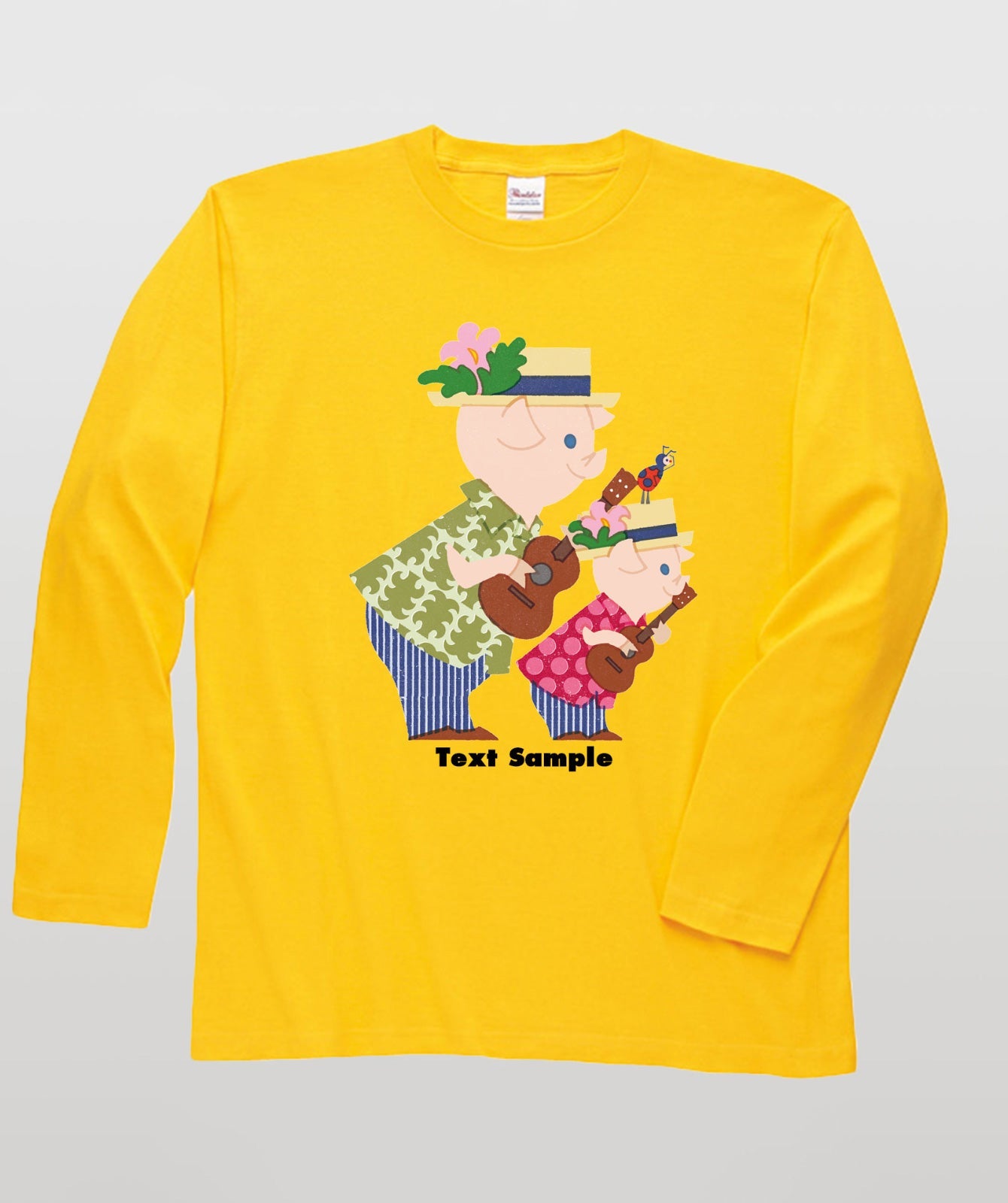 ■文字入れ可■ オリジナルカバーイラスト長袖Tシャツ Vol.19