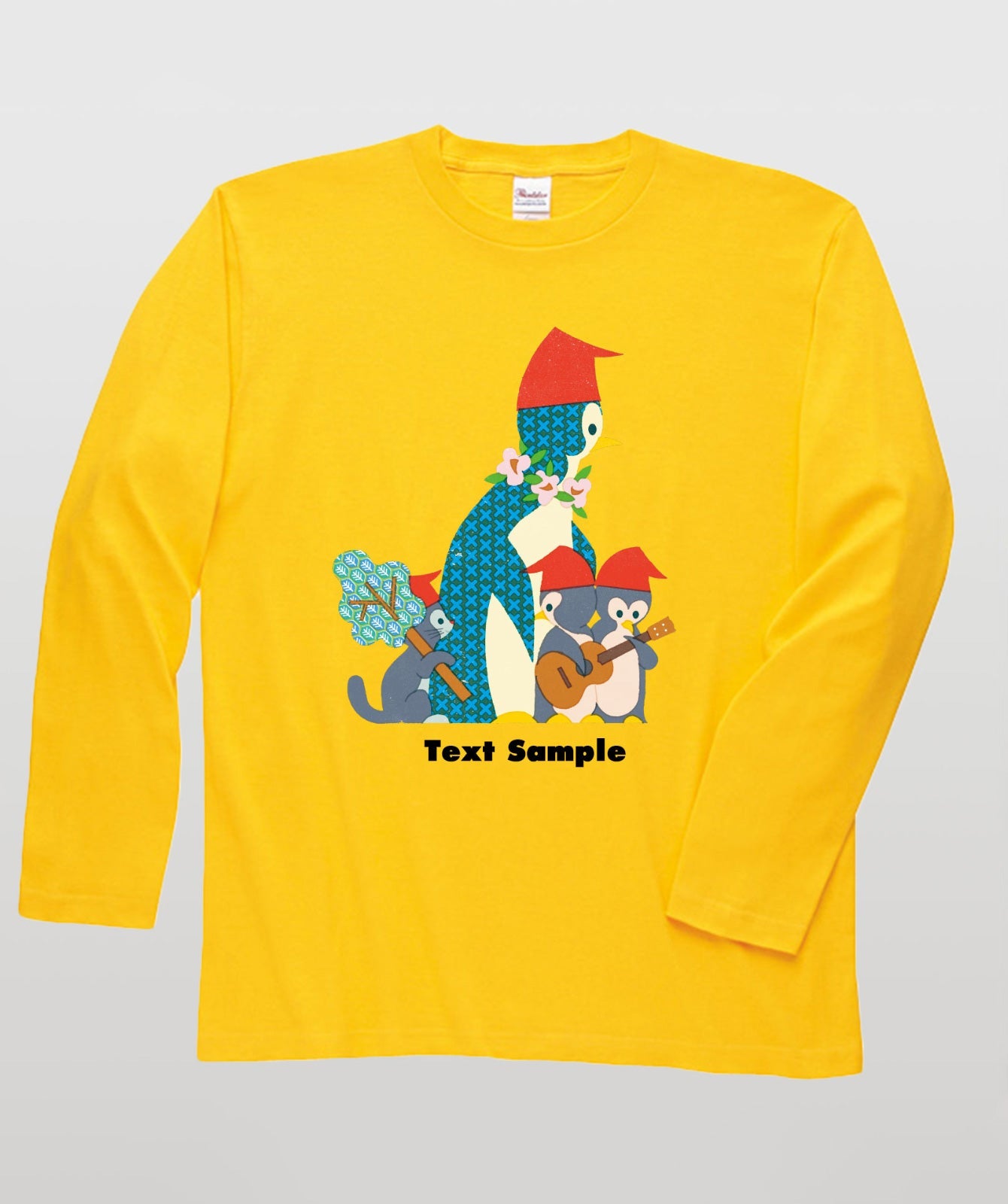 ■文字入れ可■ オリジナルカバーイラスト長袖Tシャツ Vol.20