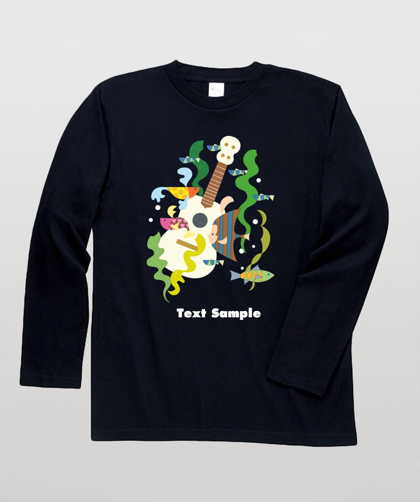 ■文字入れ可■ オリジナルカバーイラスト長袖Tシャツ Vol.25