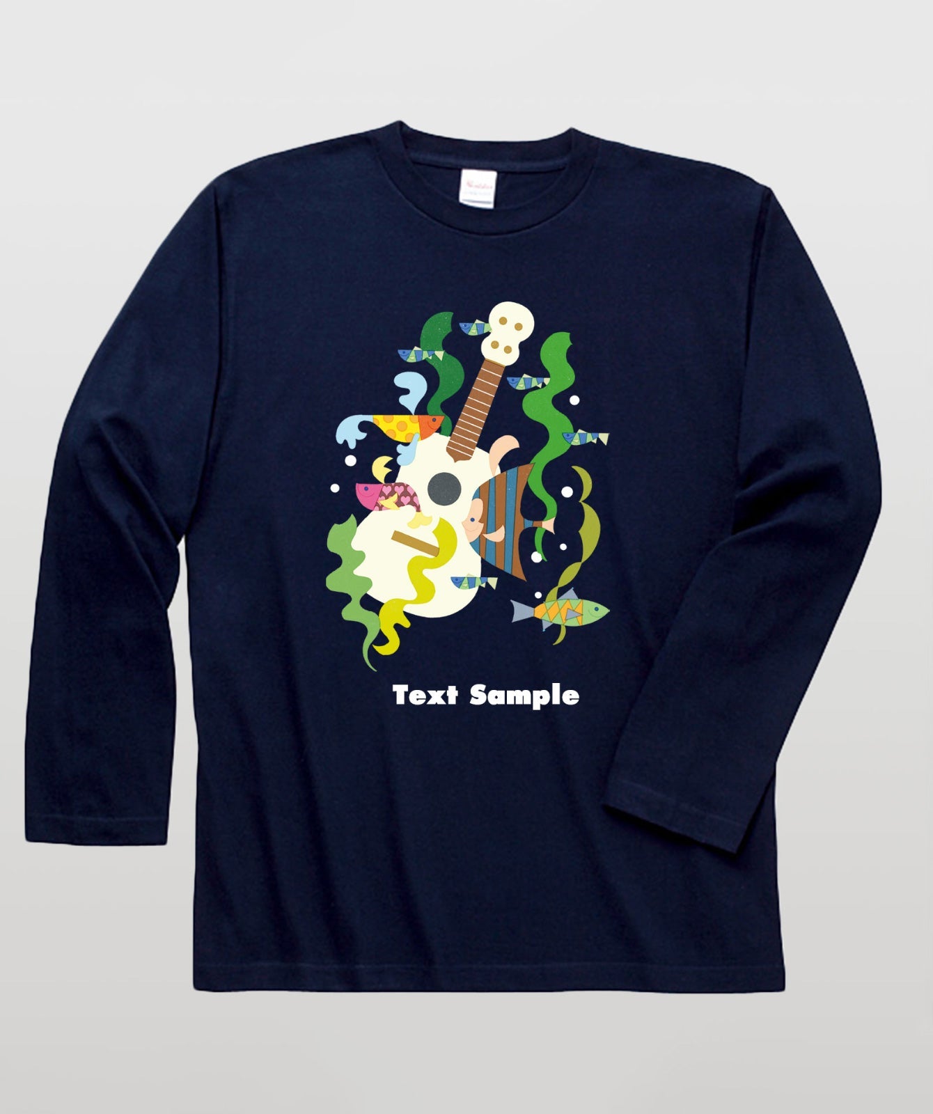 ■文字入れ可■ オリジナルカバーイラスト長袖Tシャツ Vol.25