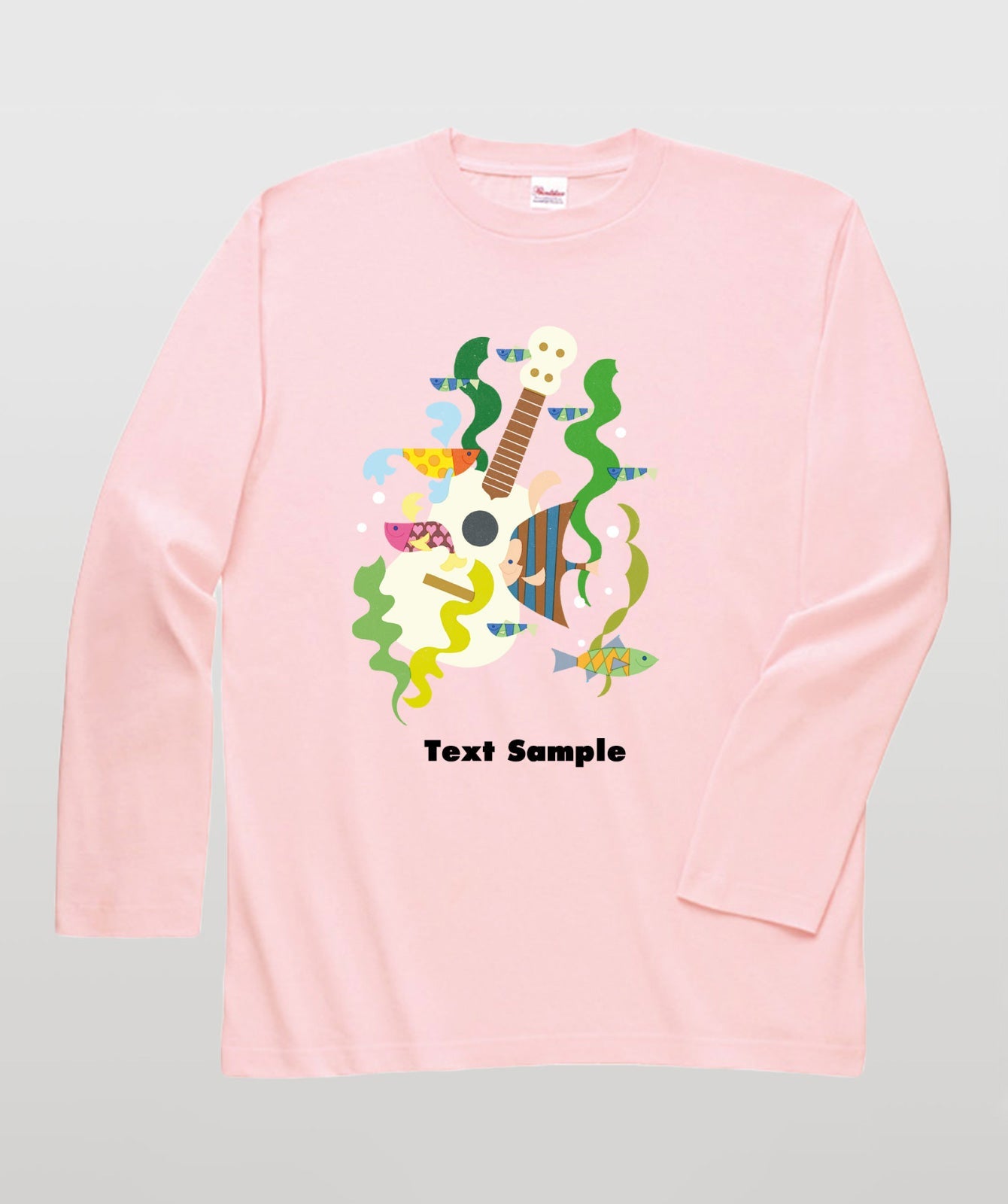 ■文字入れ可■ オリジナルカバーイラスト長袖Tシャツ Vol.25
