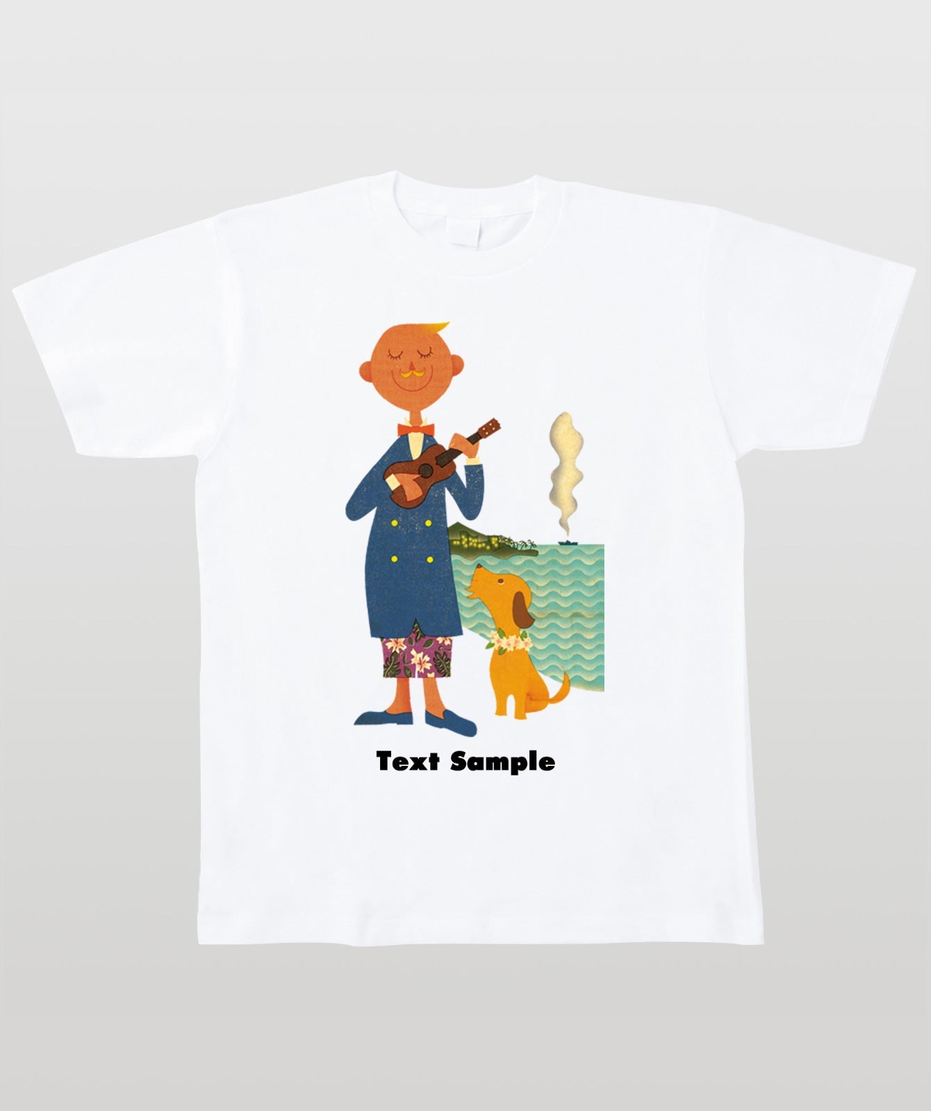 ■文字入れ可■ オリジナルカバーイラストTシャツ Vol.1