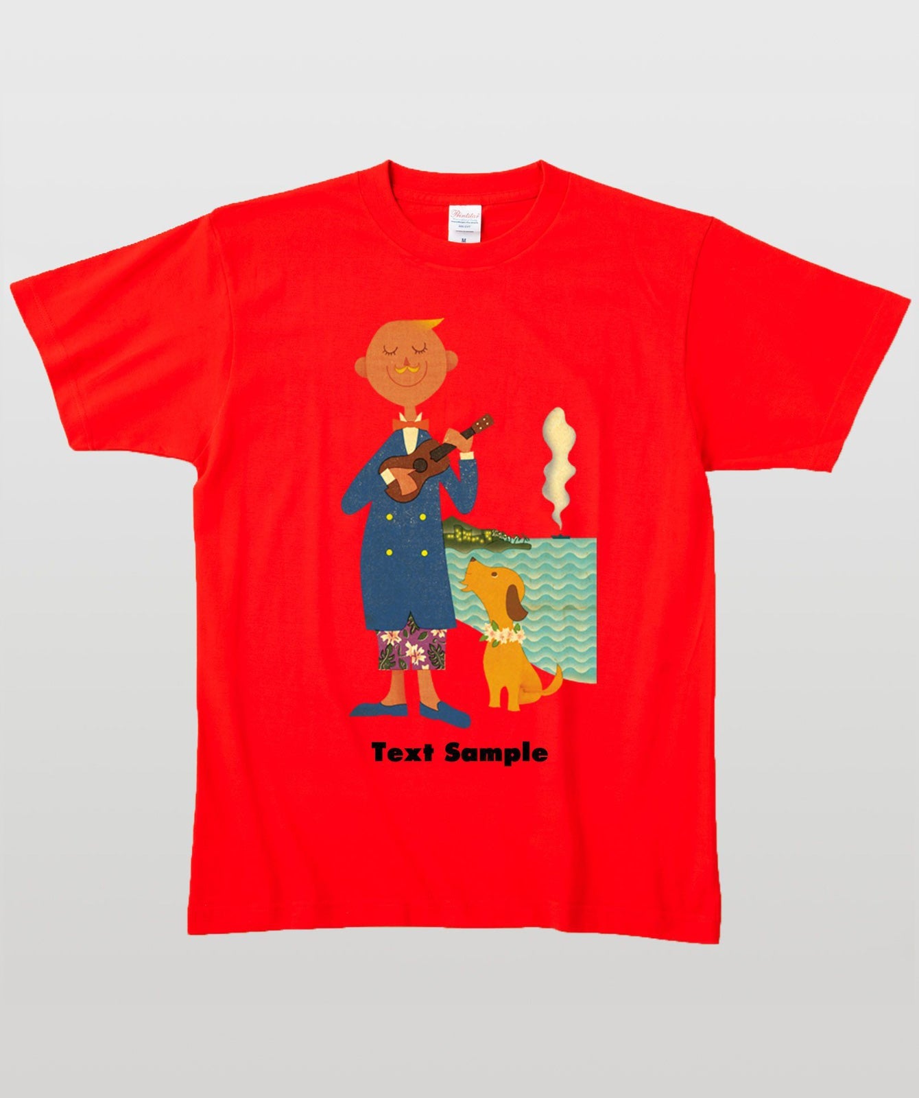 ■文字入れ可■ オリジナルカバーイラストTシャツ Vol.1
