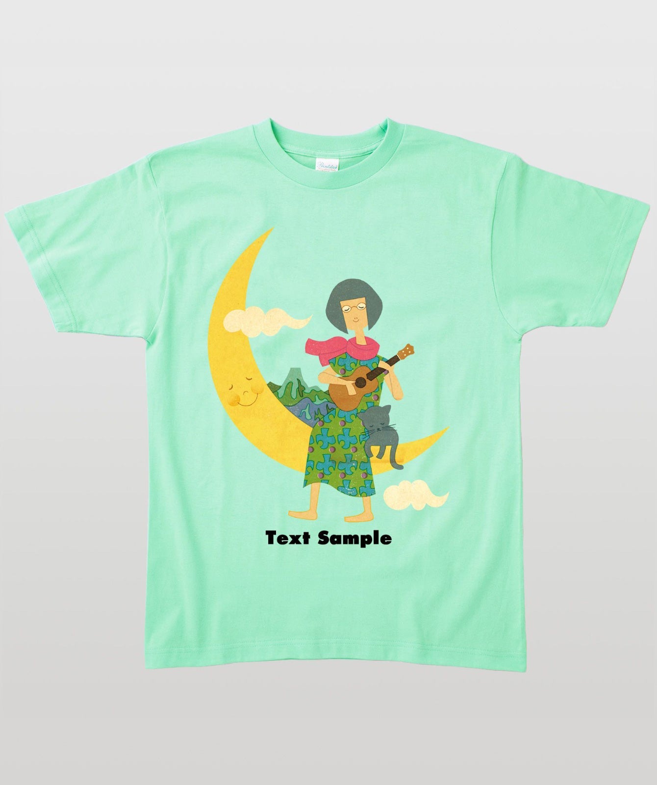 ■文字入れ可■ オリジナルカバーイラストTシャツ Vol.4