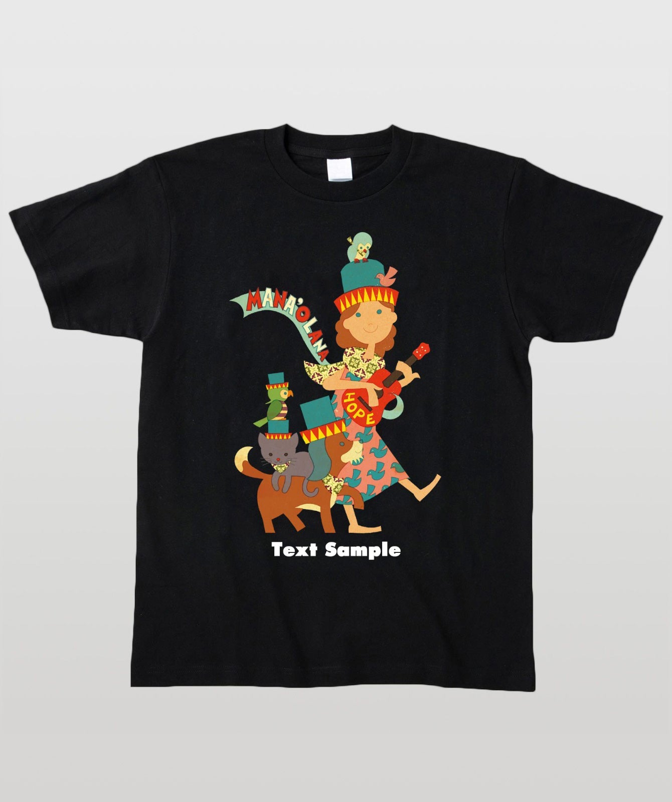 ■文字入れ可■ オリジナルカバーイラストTシャツ Vol.5