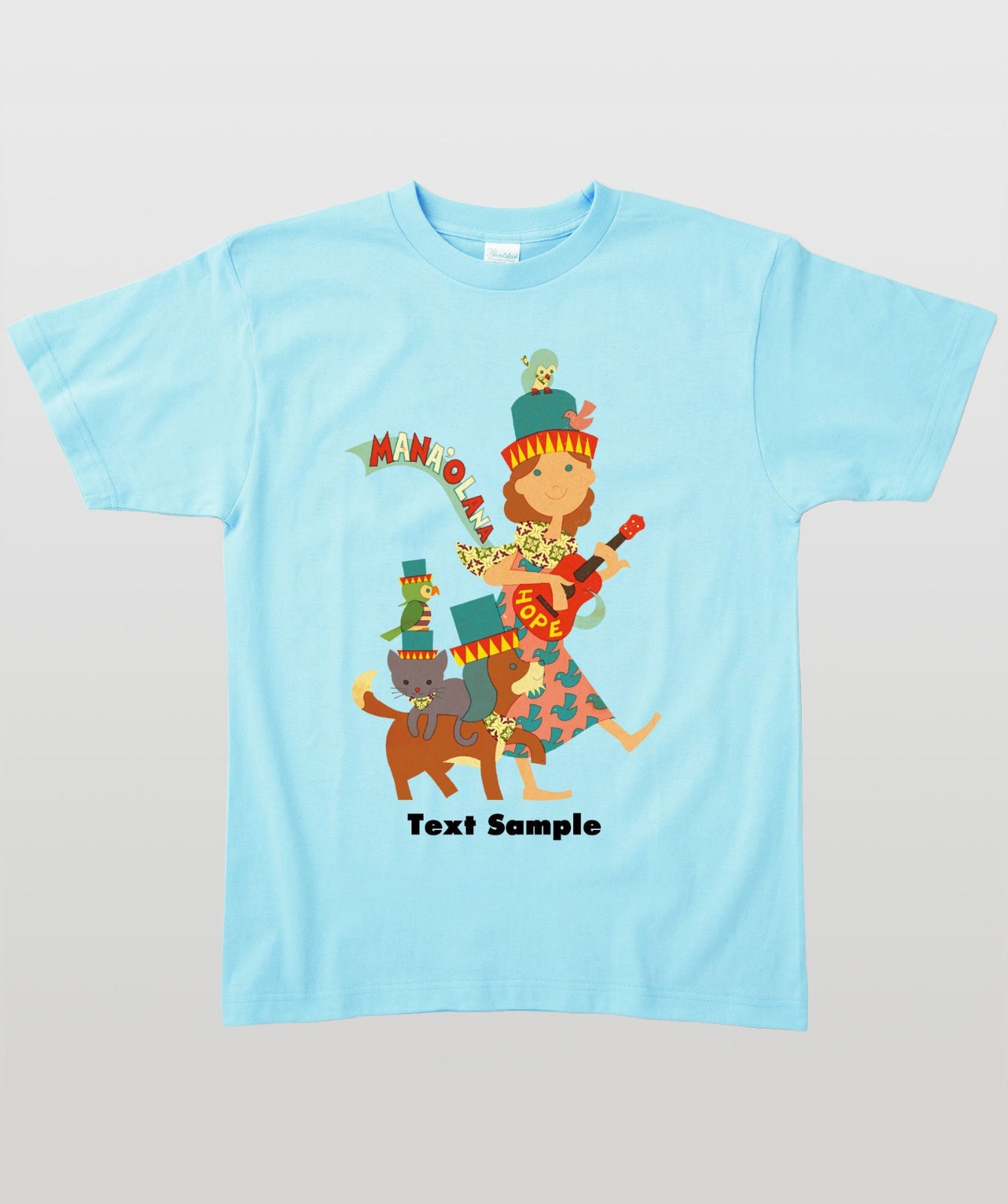 ■文字入れ可■ オリジナルカバーイラストTシャツ Vol.5