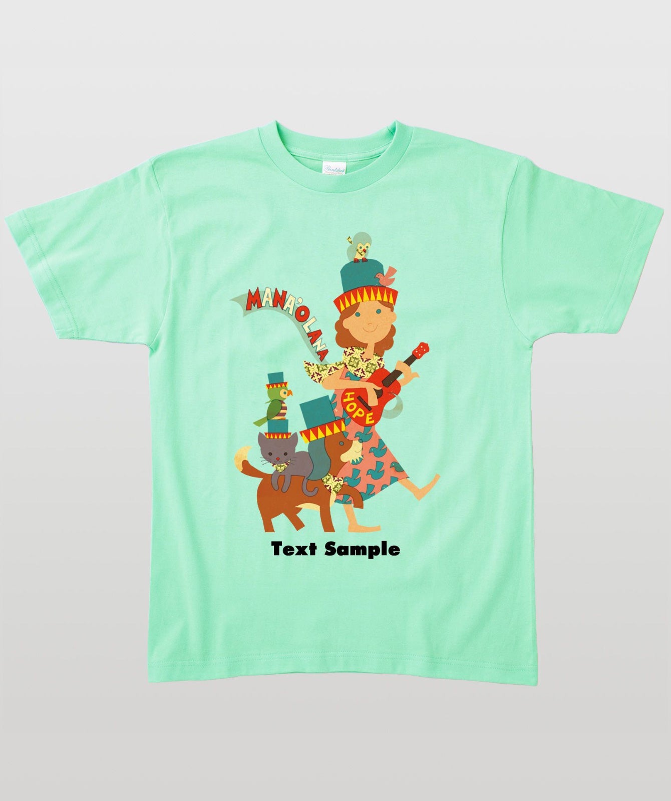 ■文字入れ可■ オリジナルカバーイラストTシャツ Vol.5