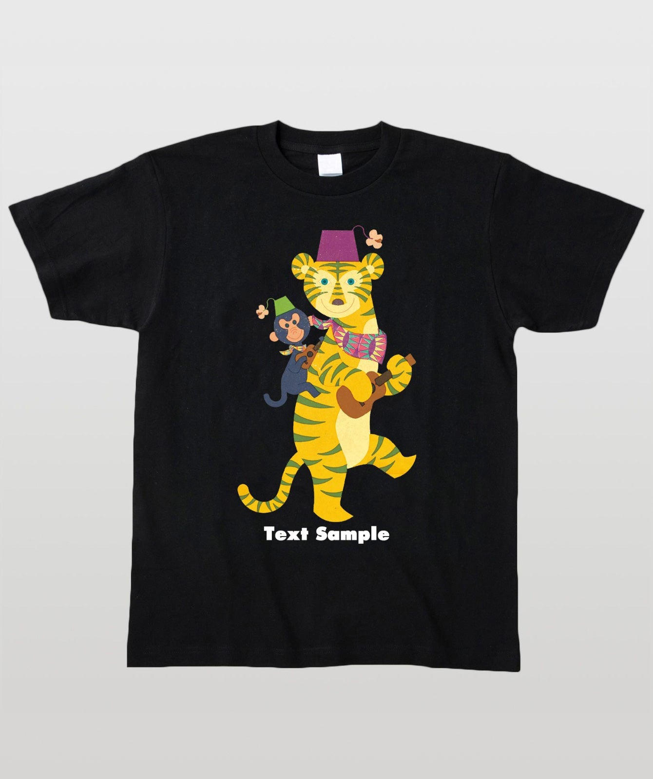 ■文字入れ可■ オリジナルカバーイラストTシャツ Vol.9