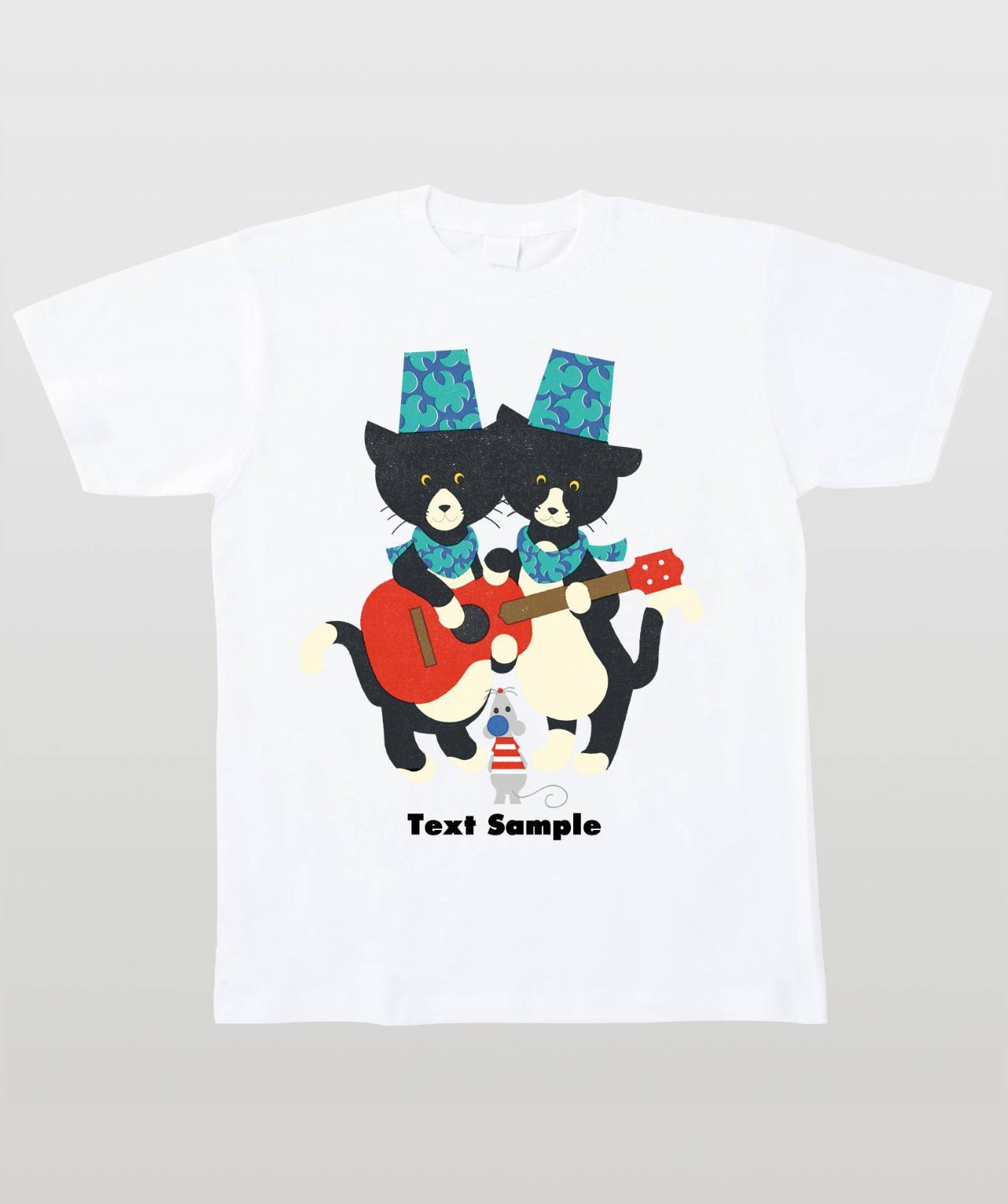 ■文字入れ可■ オリジナルカバーイラストTシャツ Vol.11