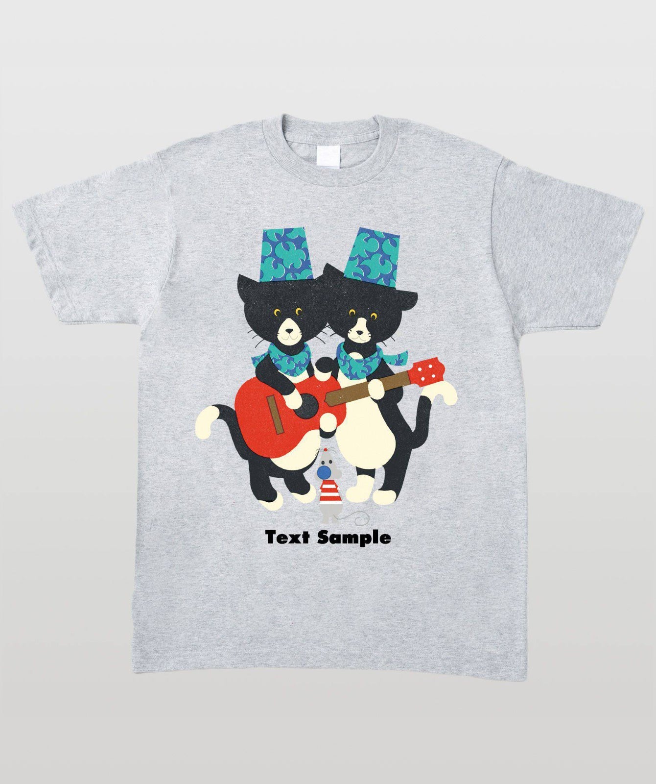■文字入れ可■ オリジナルカバーイラストTシャツ Vol.11