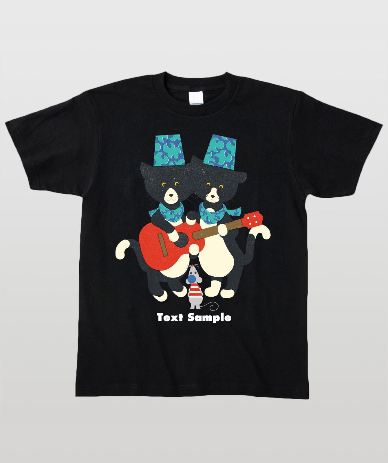■文字入れ可■ オリジナルカバーイラストTシャツ Vol.11