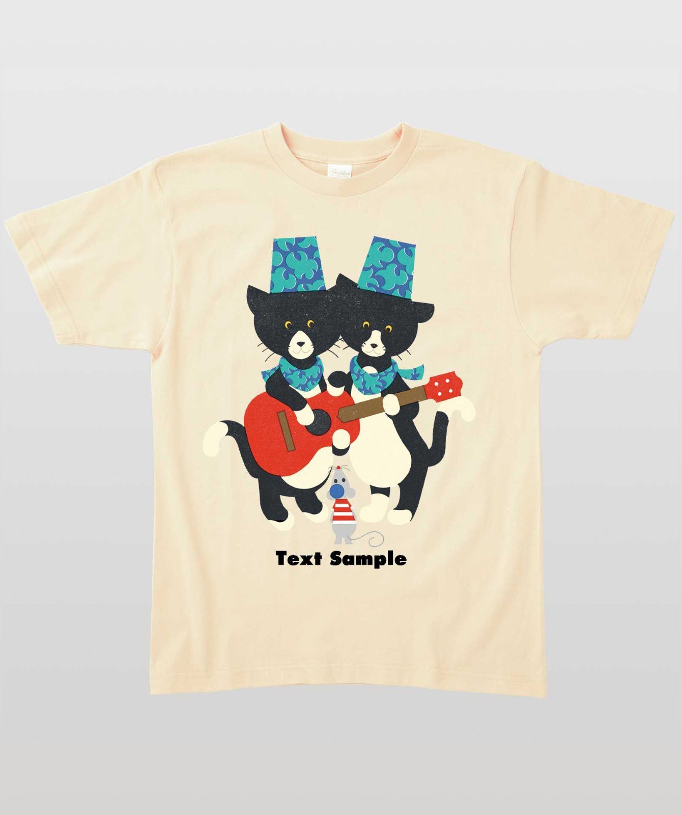 ■文字入れ可■ オリジナルカバーイラストTシャツ Vol.11