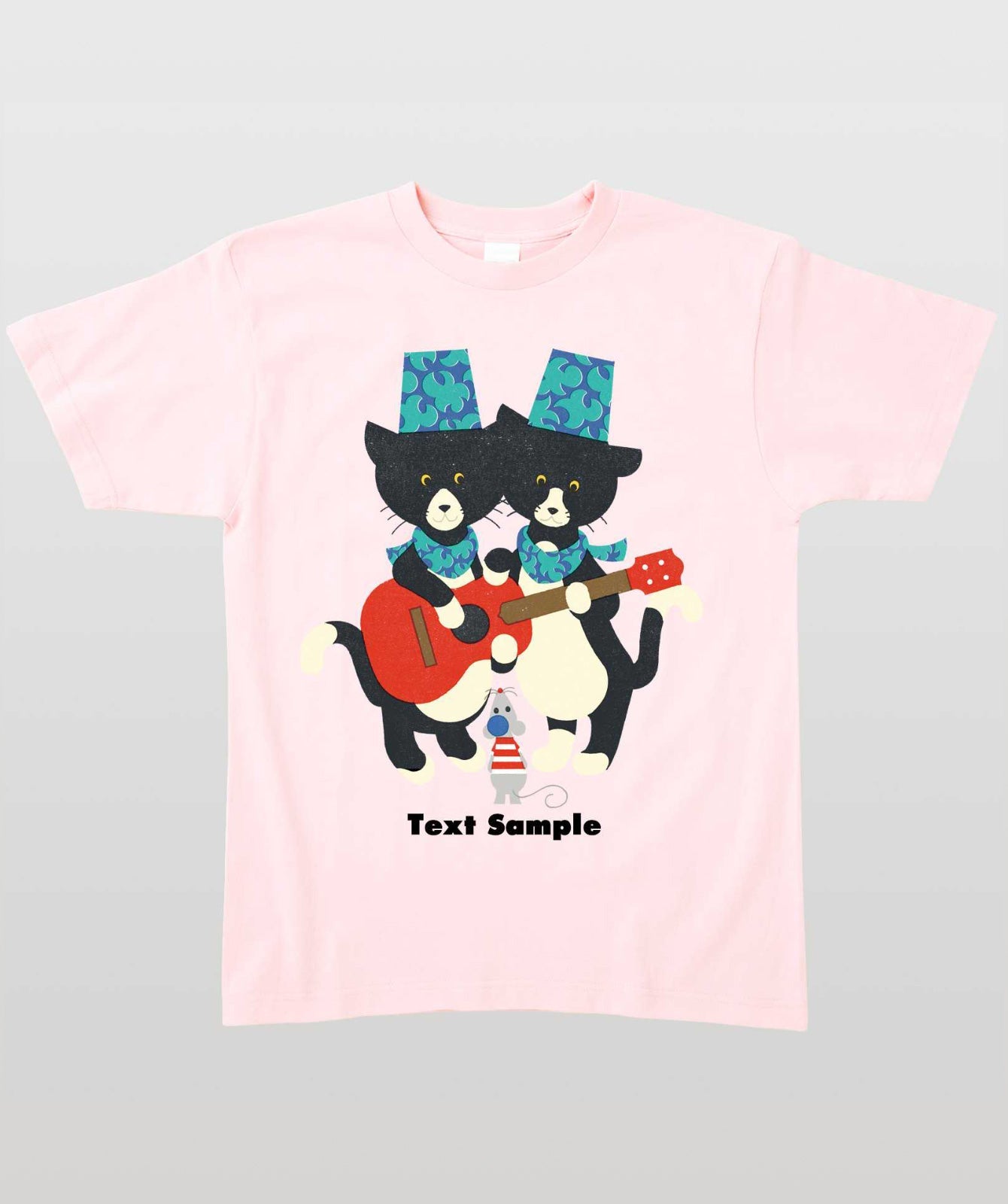 ■文字入れ可■ オリジナルカバーイラストTシャツ Vol.11