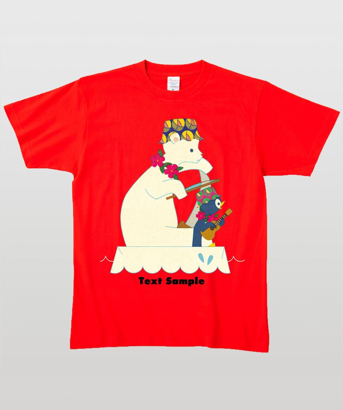 ■文字入れ可■ オリジナルカバーイラストTシャツ Vol.13