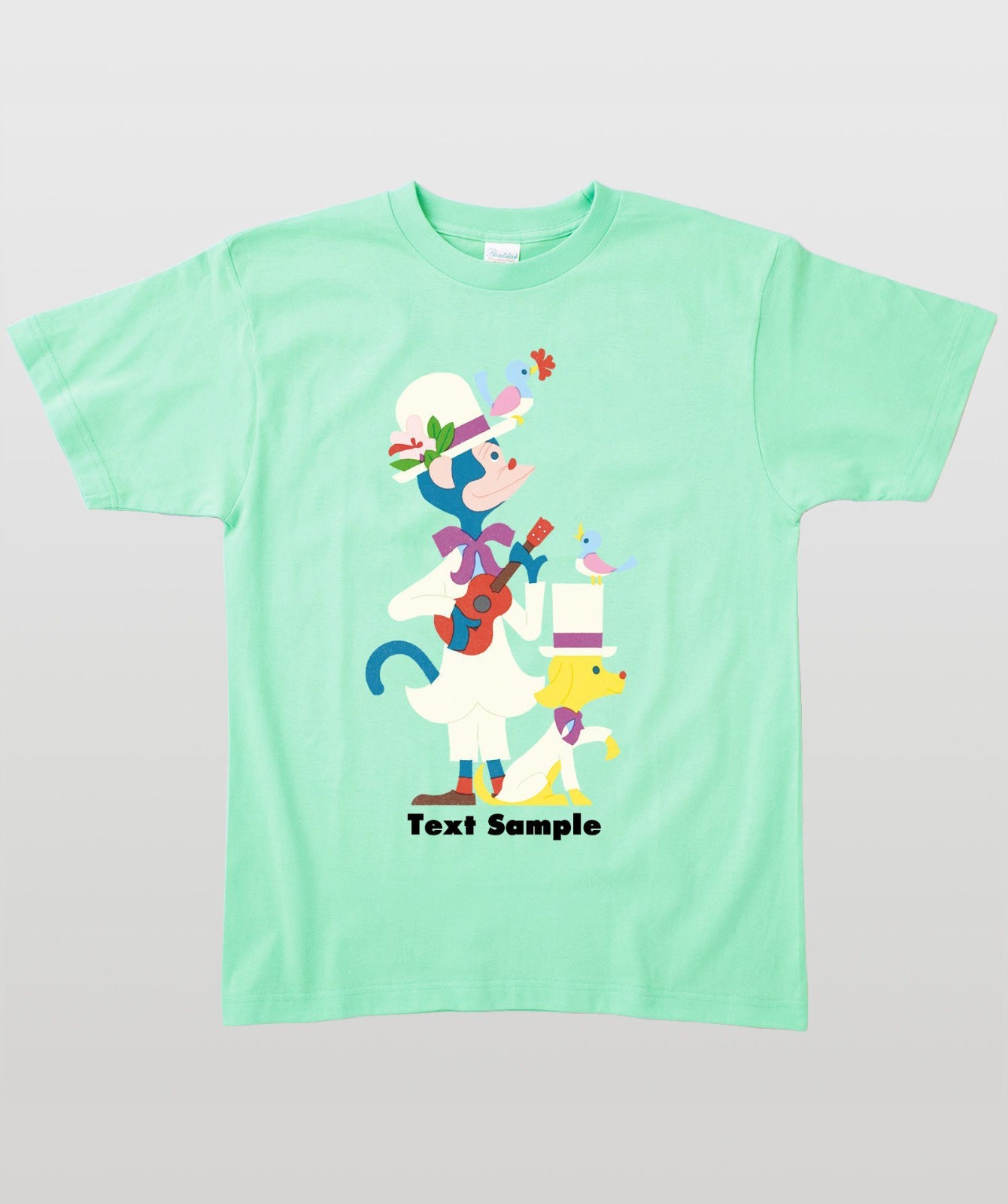 ■文字入れ可■ オリジナルカバーイラストTシャツ Vol.15