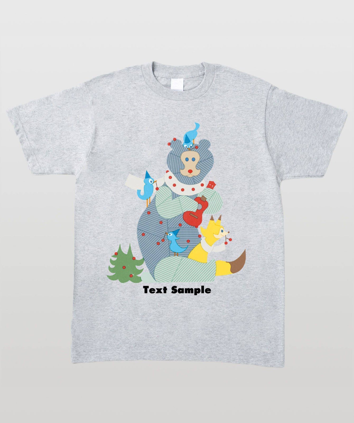 ■文字入れ可■ オリジナルカバーイラストTシャツ Vol.16