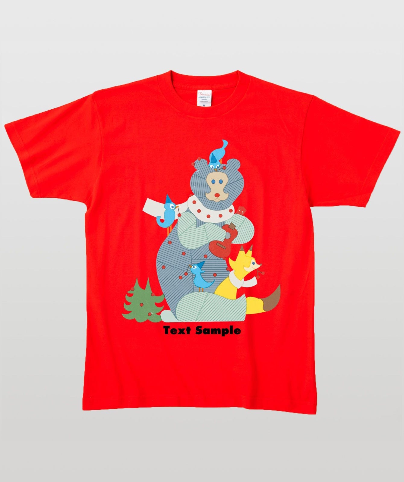 ■文字入れ可■ オリジナルカバーイラストTシャツ Vol.16