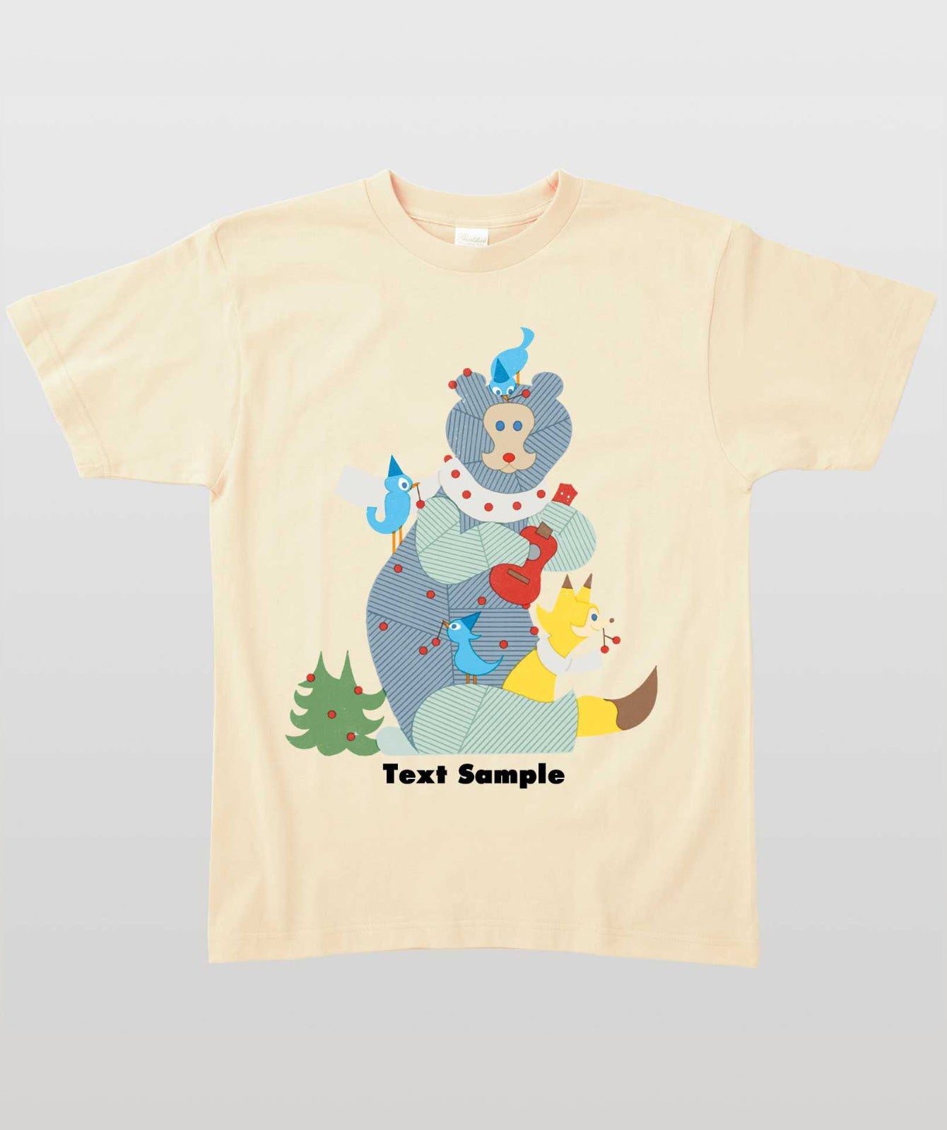 ■文字入れ可■ オリジナルカバーイラストTシャツ Vol.16