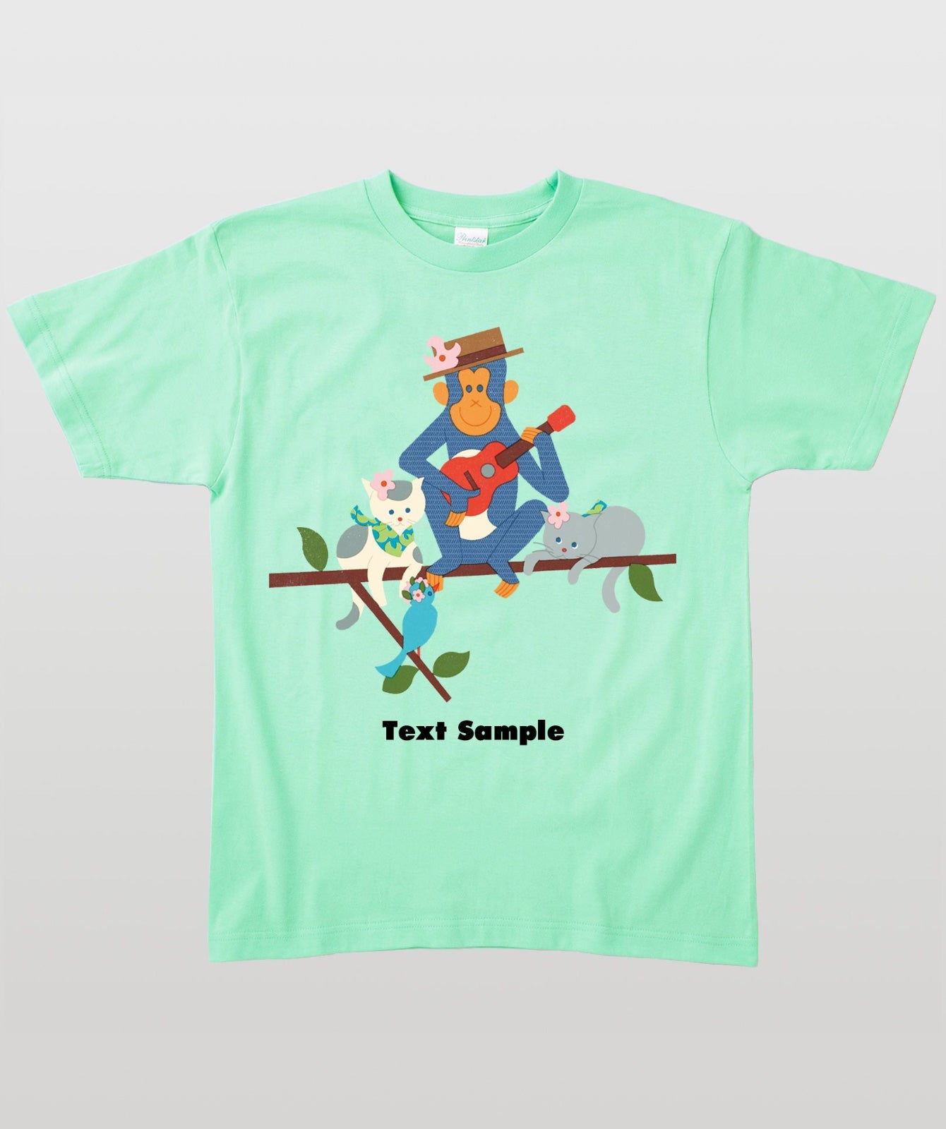 ■文字入れ可■ オリジナルカバーイラストTシャツ Vol.17