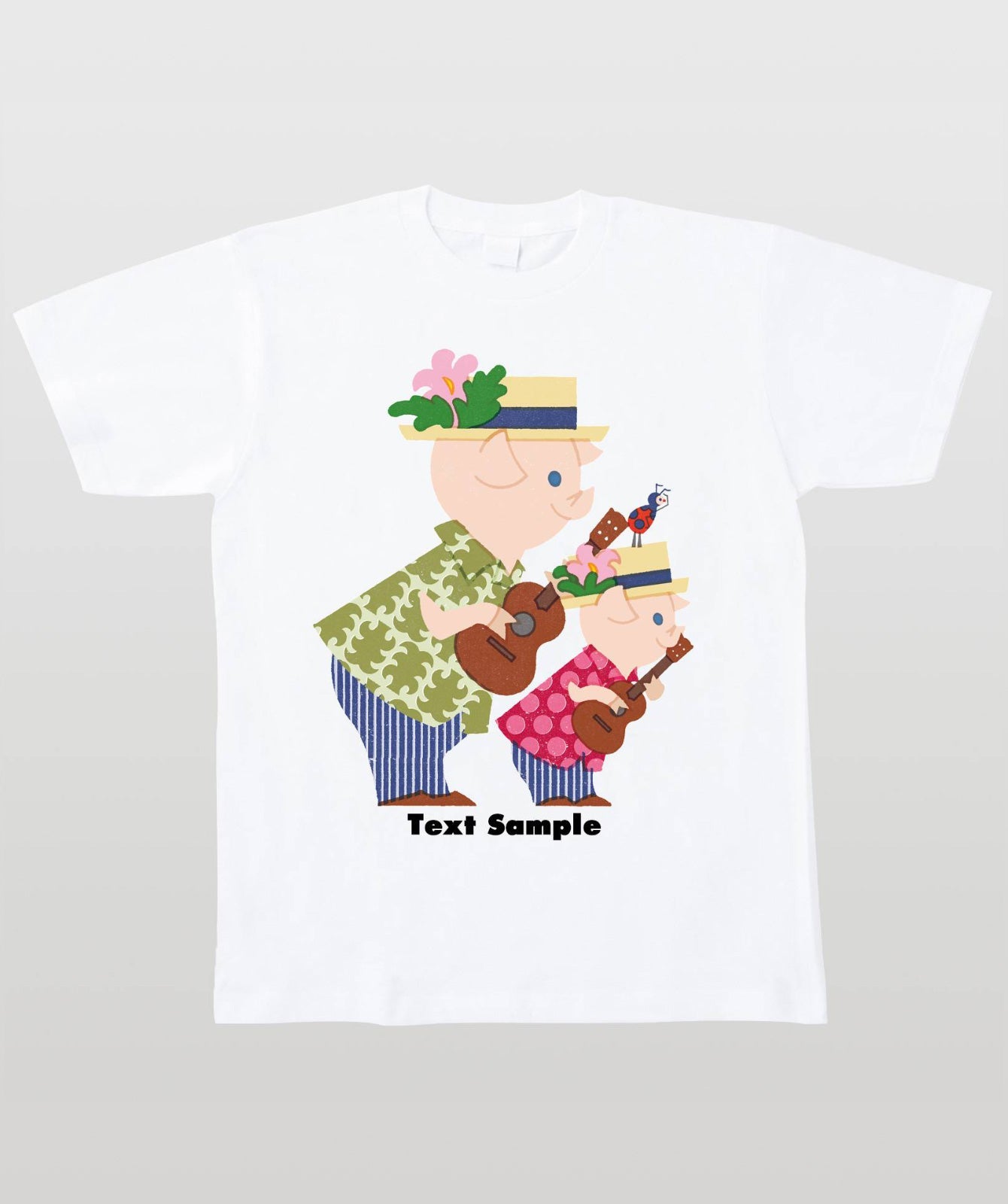 ■文字入れ可■ オリジナルカバーイラストTシャツ Vol.19