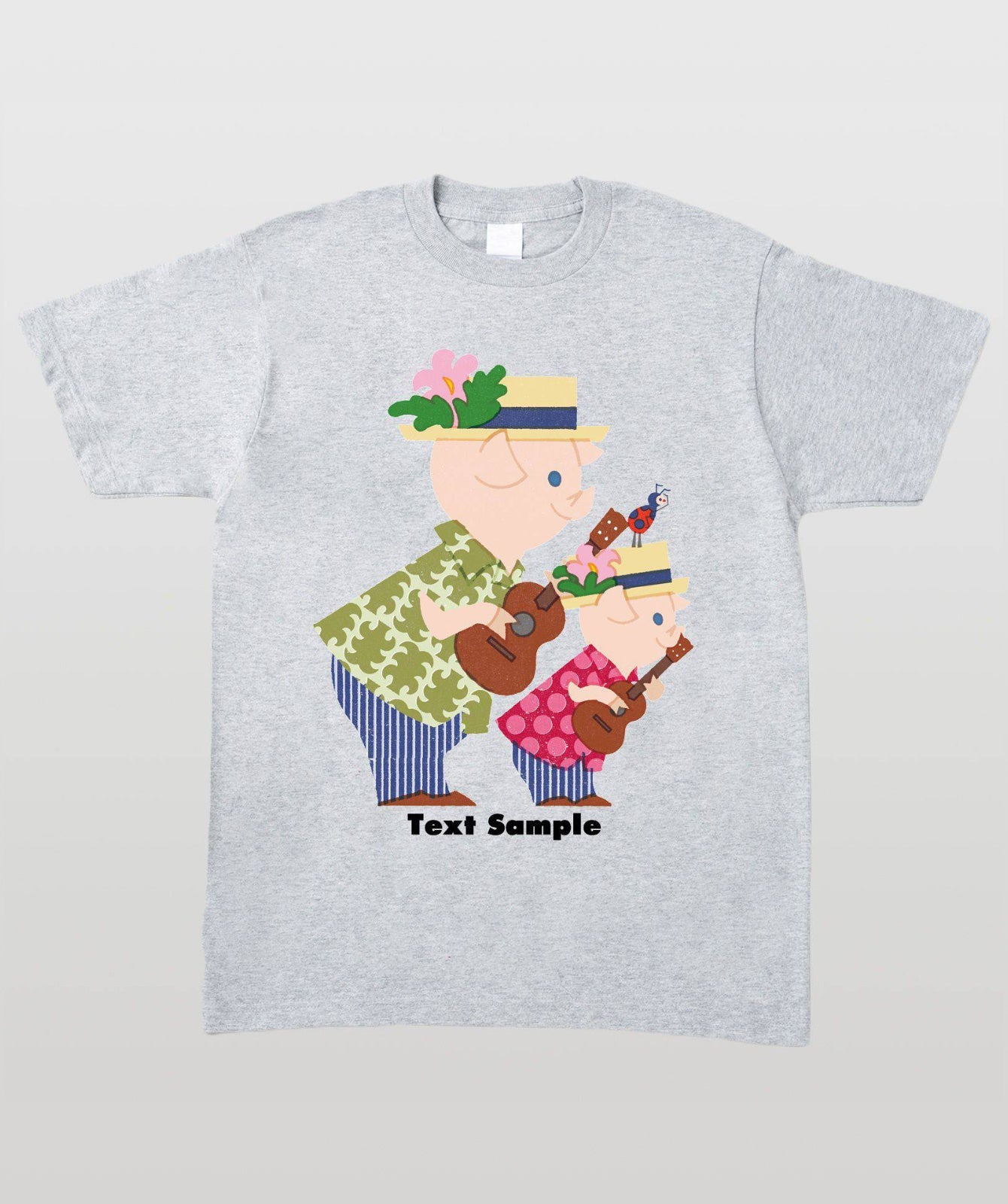 ■文字入れ可■ オリジナルカバーイラストTシャツ Vol.19