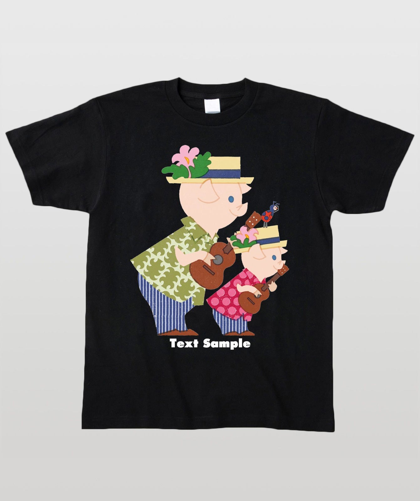 ■文字入れ可■ オリジナルカバーイラストTシャツ Vol.19