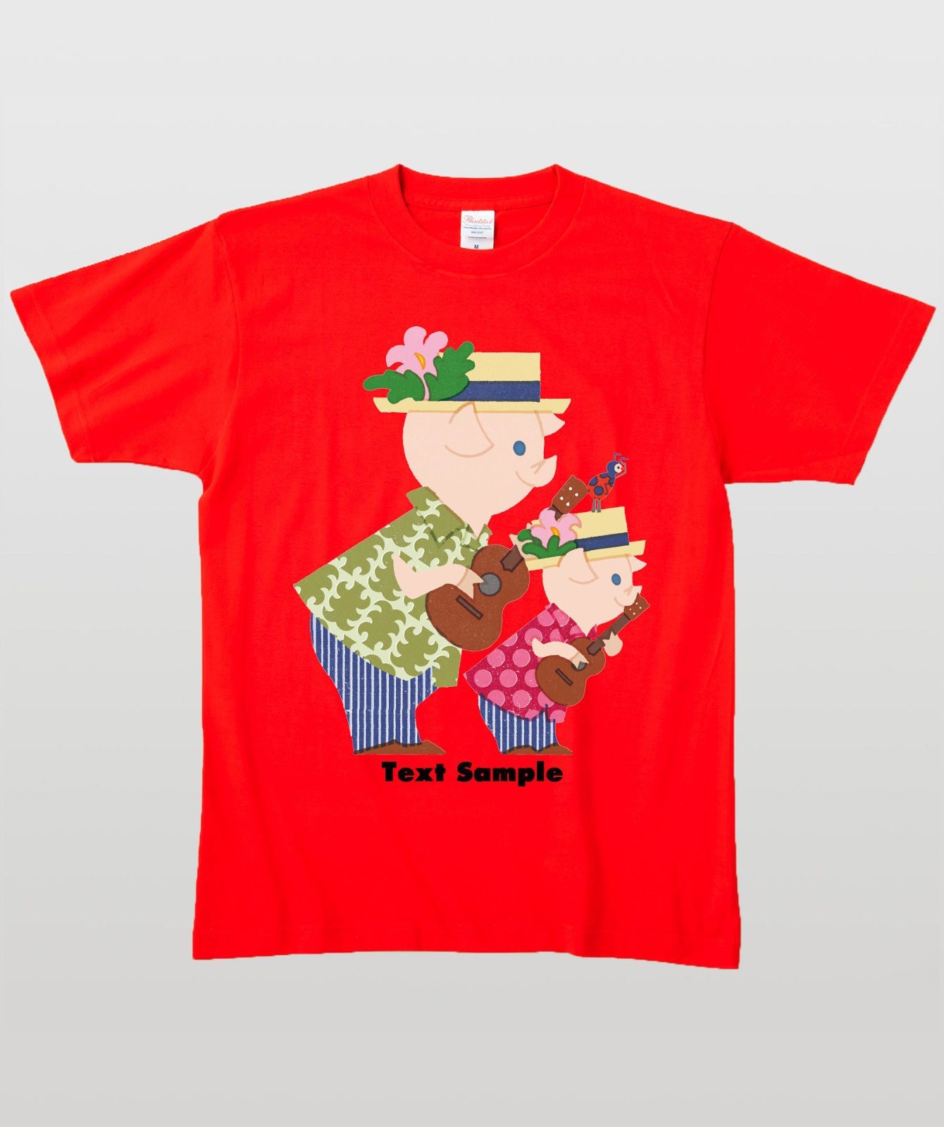 ■文字入れ可■ オリジナルカバーイラストTシャツ Vol.19