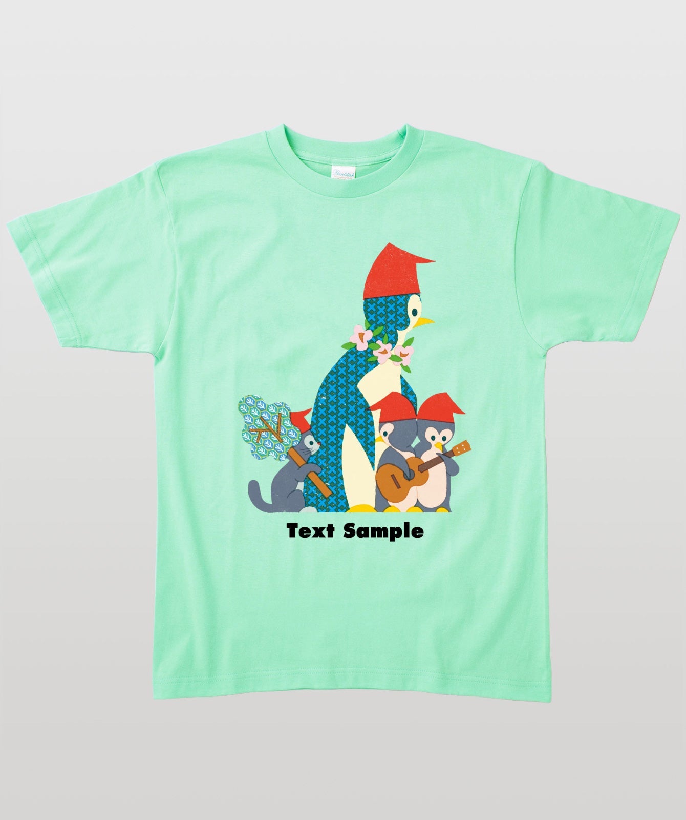 ■文字入れ可■ オリジナルカバーイラストTシャツ Vol.20