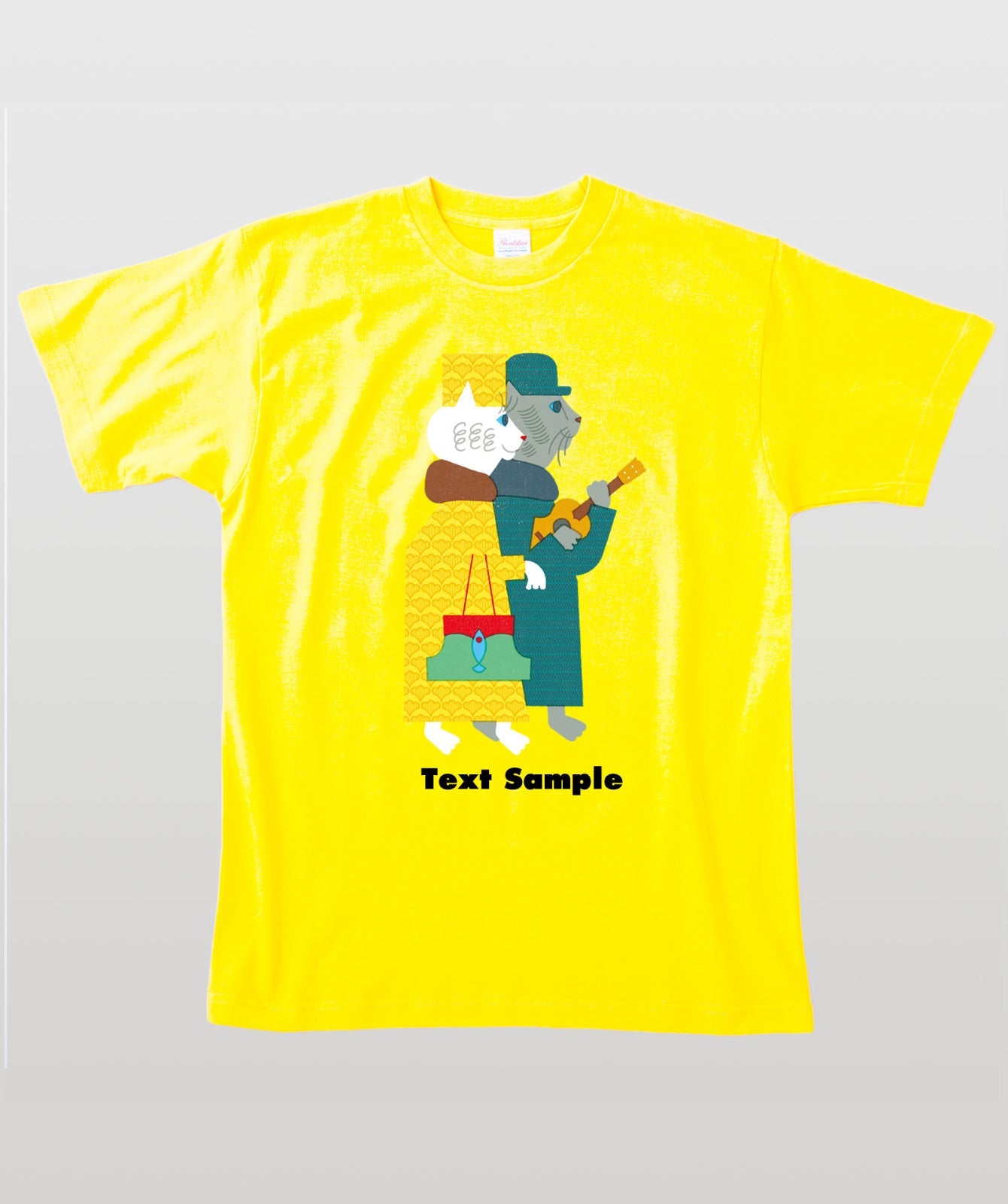 ■文字入れ可■ オリジナルカバーイラストTシャツ Vol.22