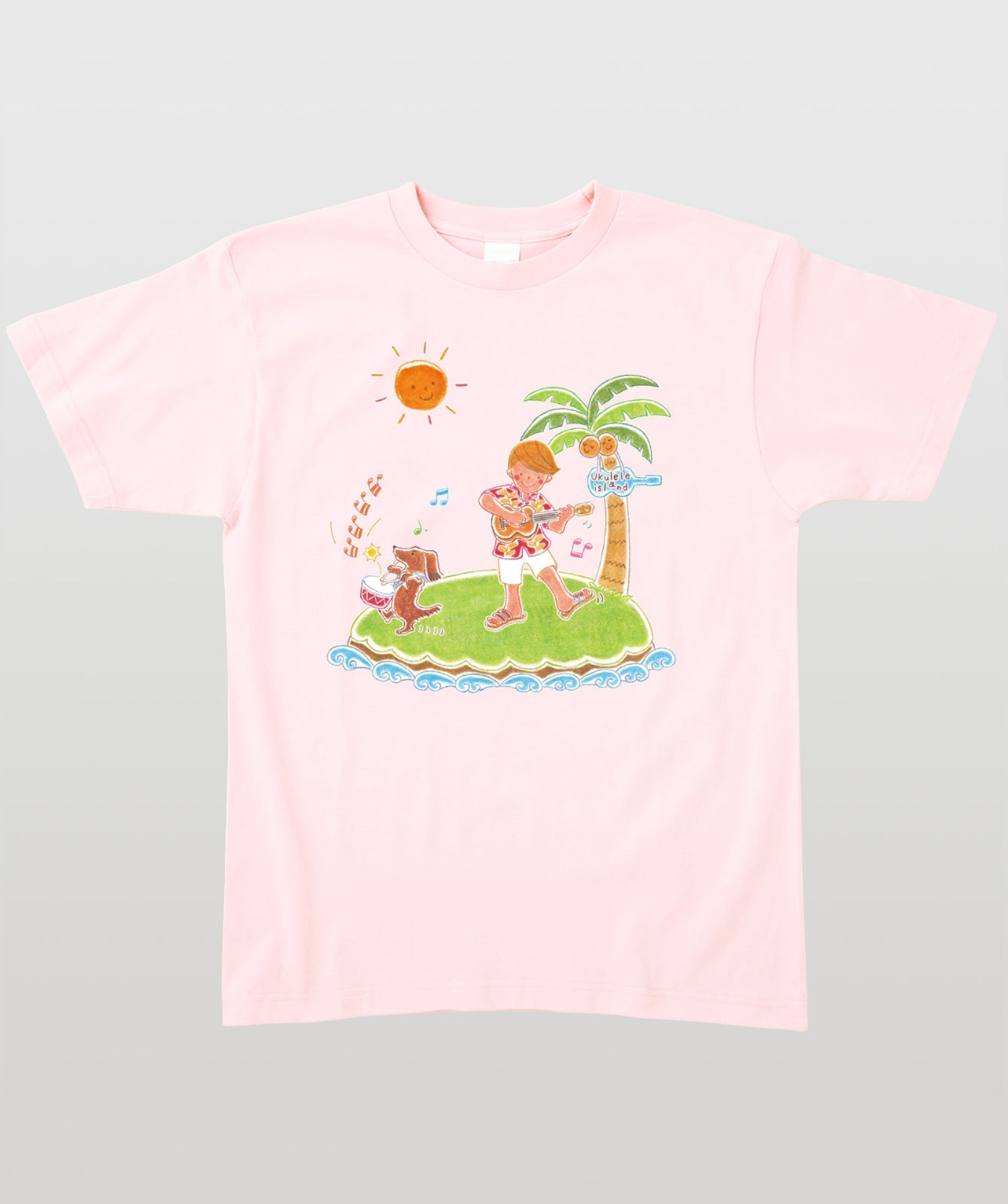 ウクレレ・マガジン 小阪裕子イラストTシャツ Type B