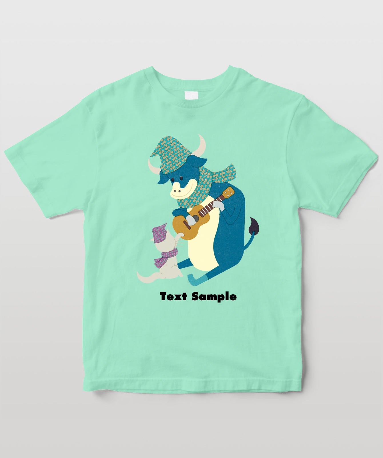 ■文字入れ可■ オリジナルカバーイラストTシャツ Vol.24