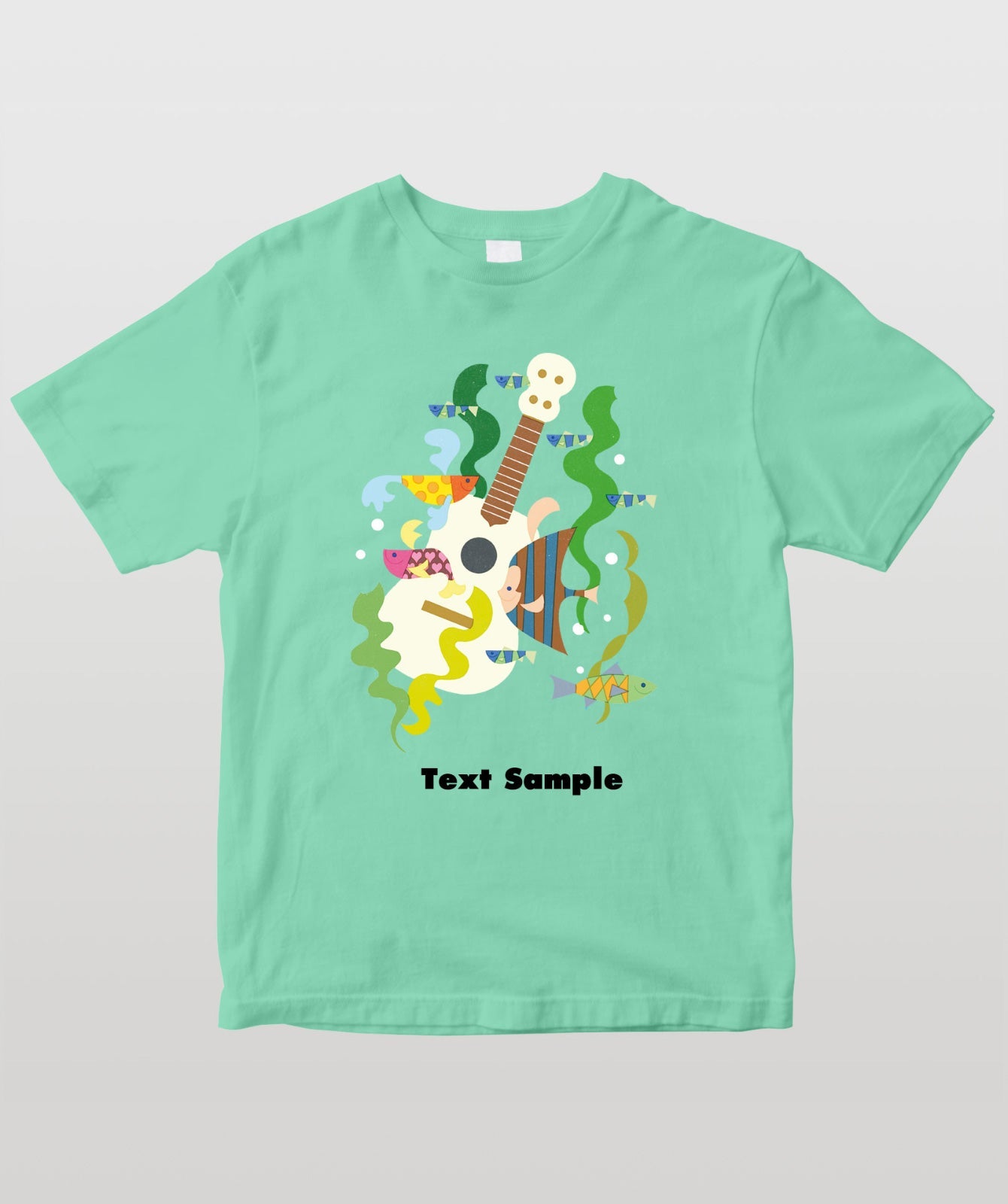 ■文字入れ可■ オリジナルカバーイラストTシャツ Vol.25