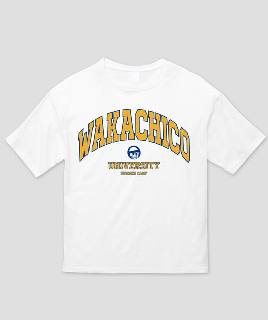 ワカチコ大学Tシャツ(ビッグシルエット)