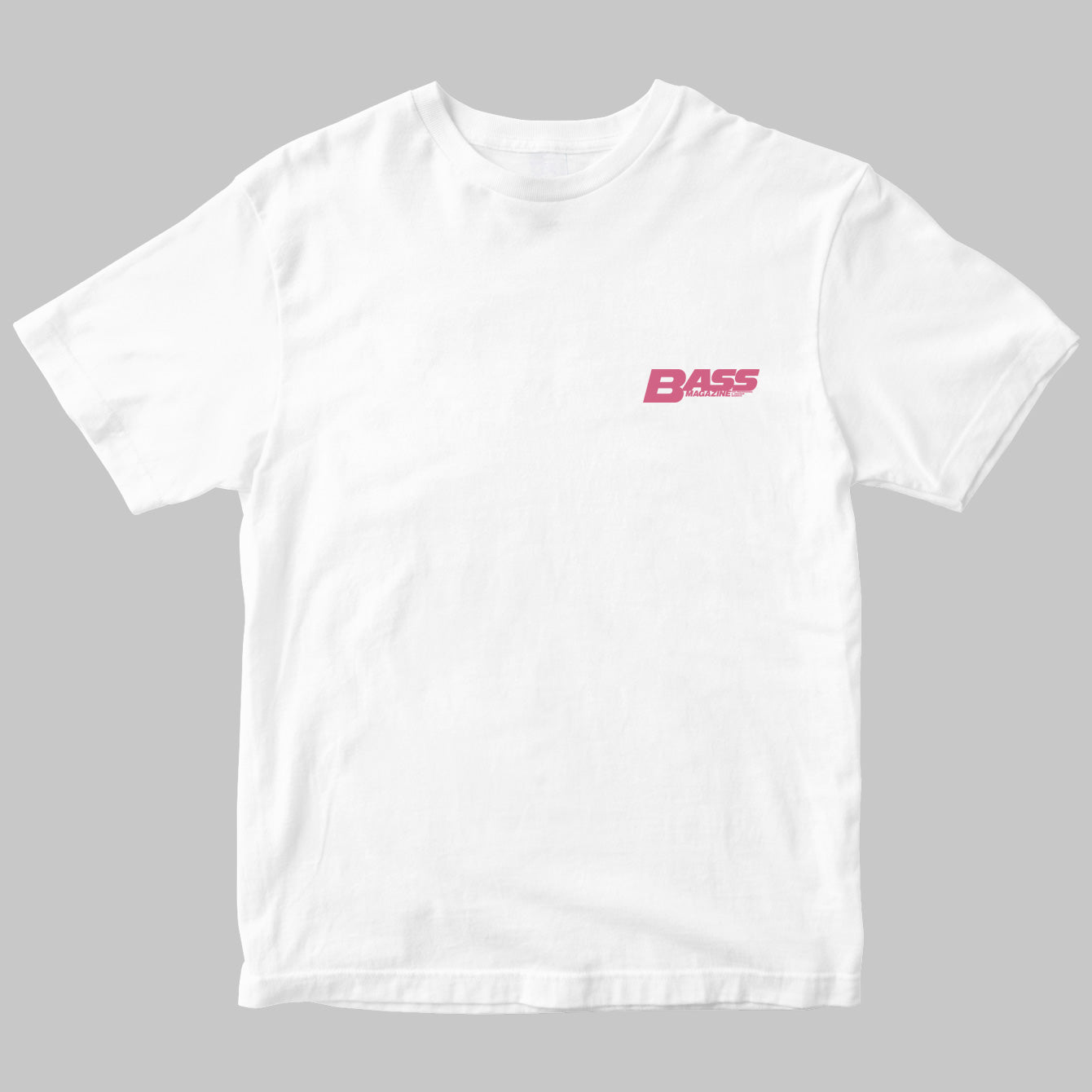 ベース・マガジン（Bass Magazine）ロゴ　半袖T（胸ワンポイント）
