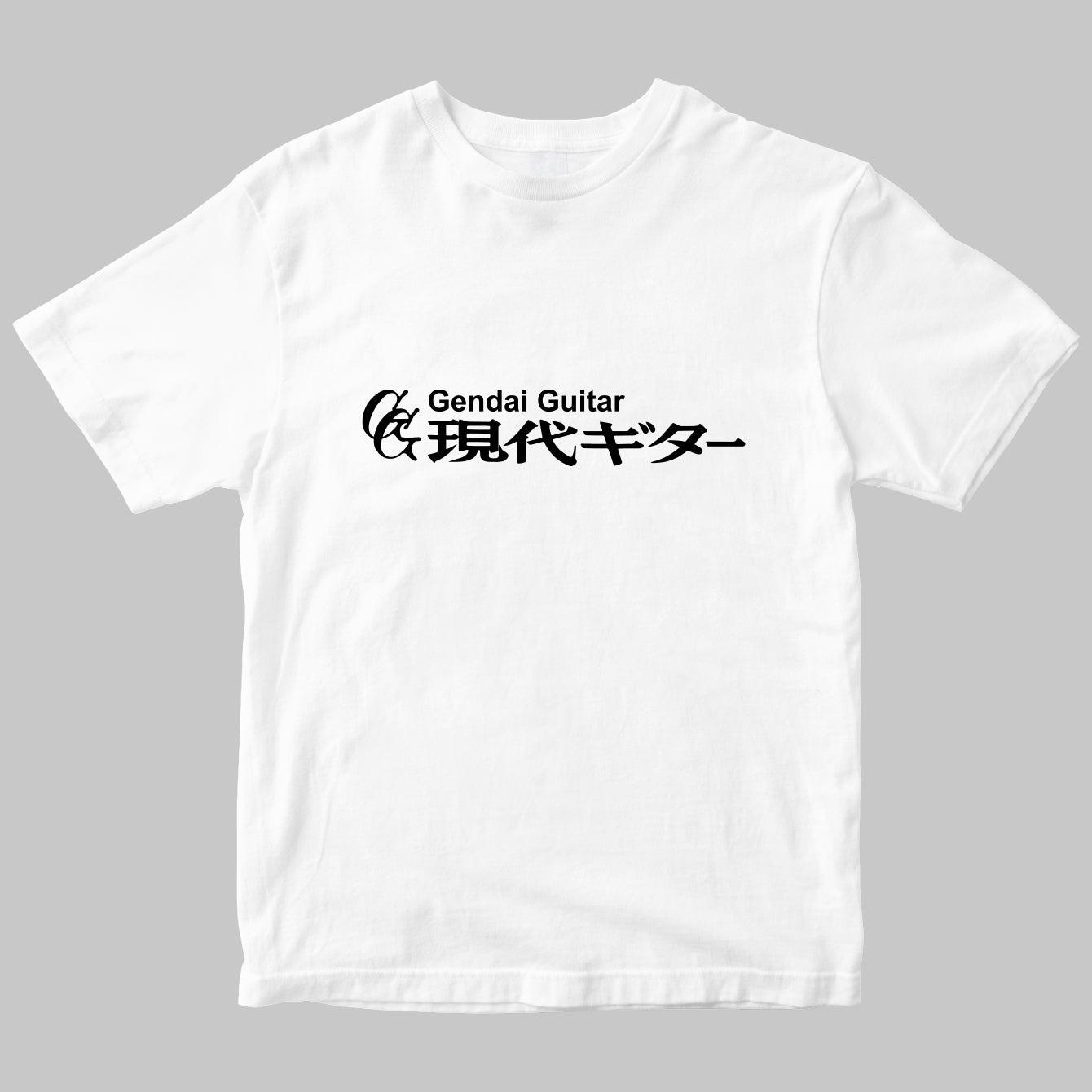 月刊「現代ギター」のロゴTシャツ