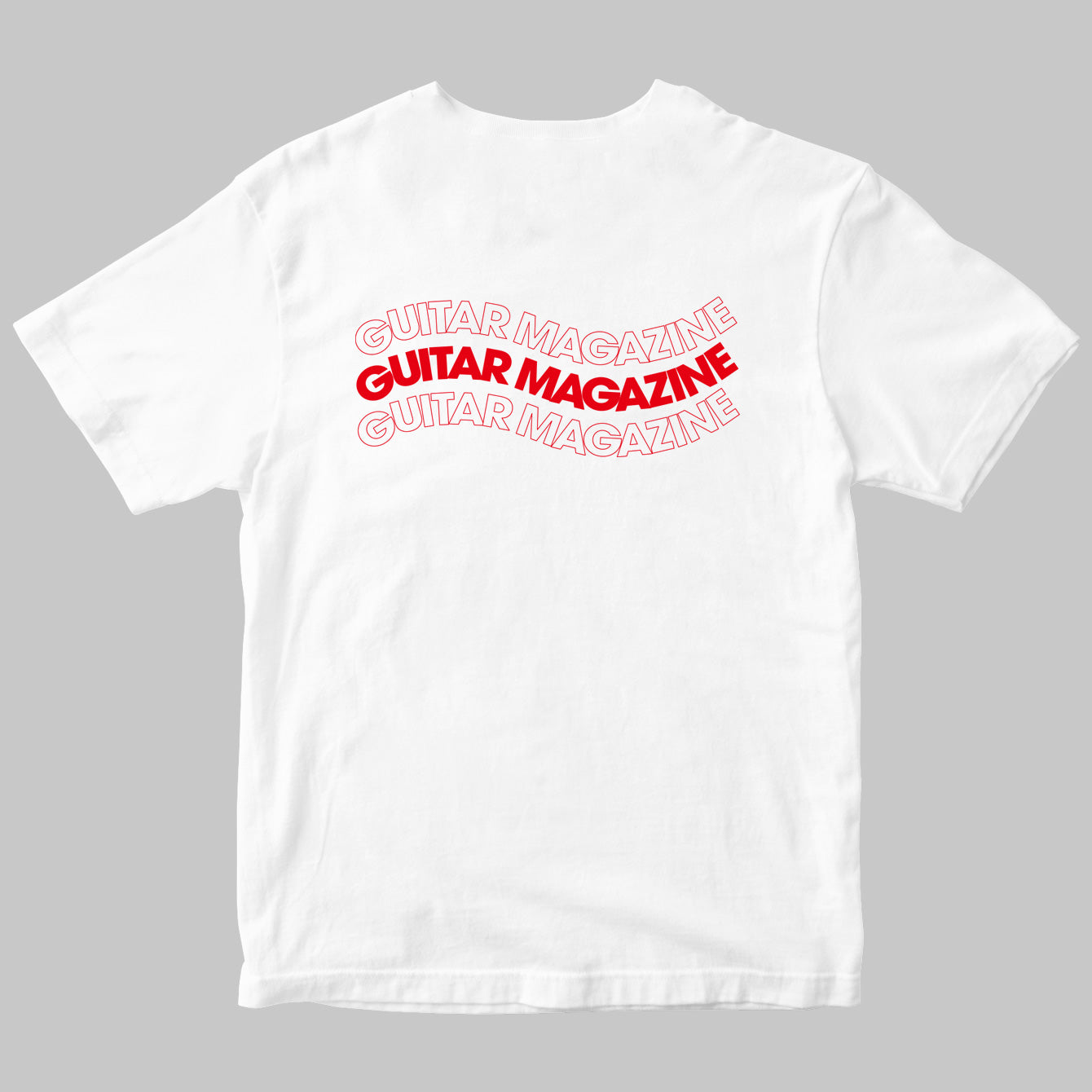 Guitar magazine ロゴ Tシャツ