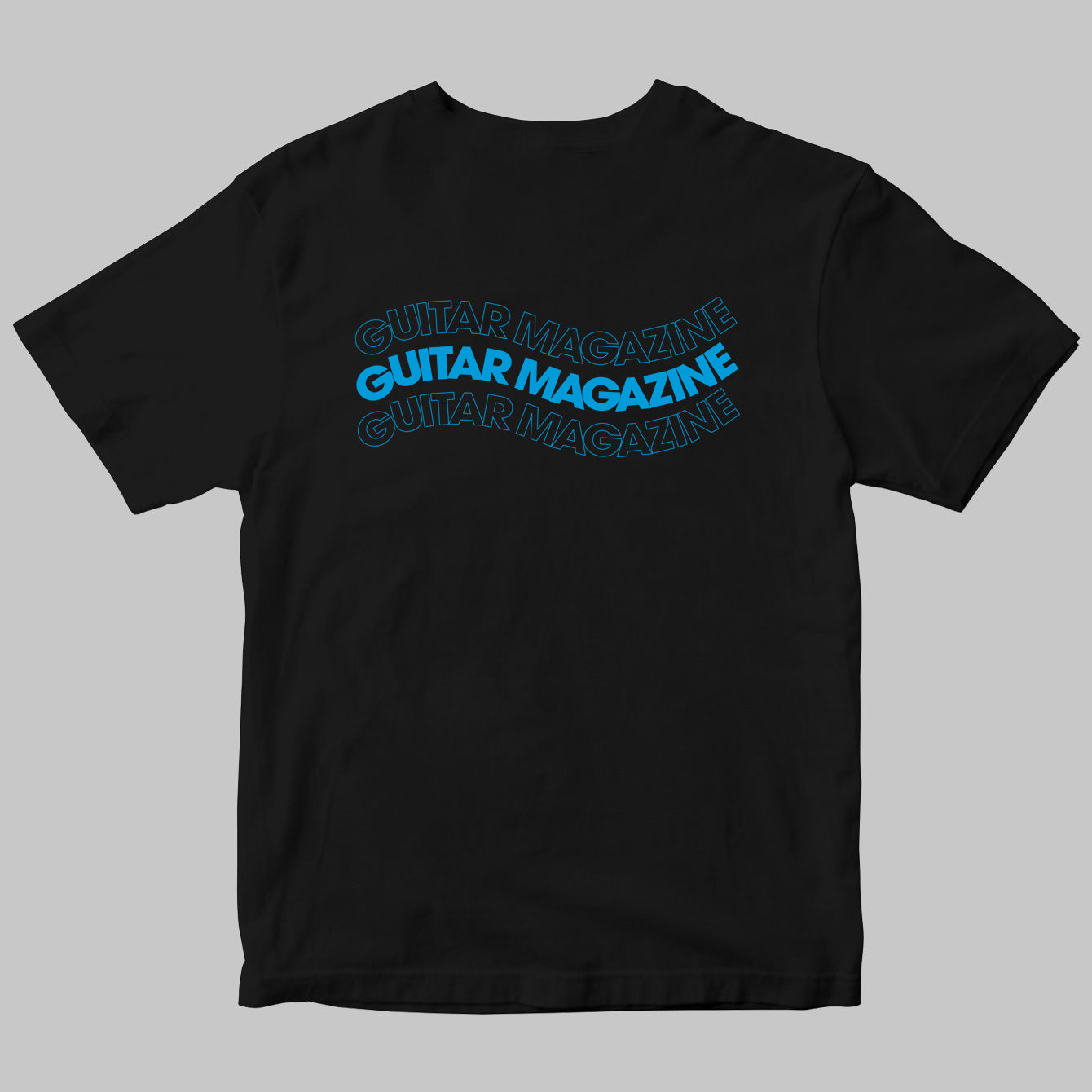 Guitar magazine ロゴ Tシャツ
