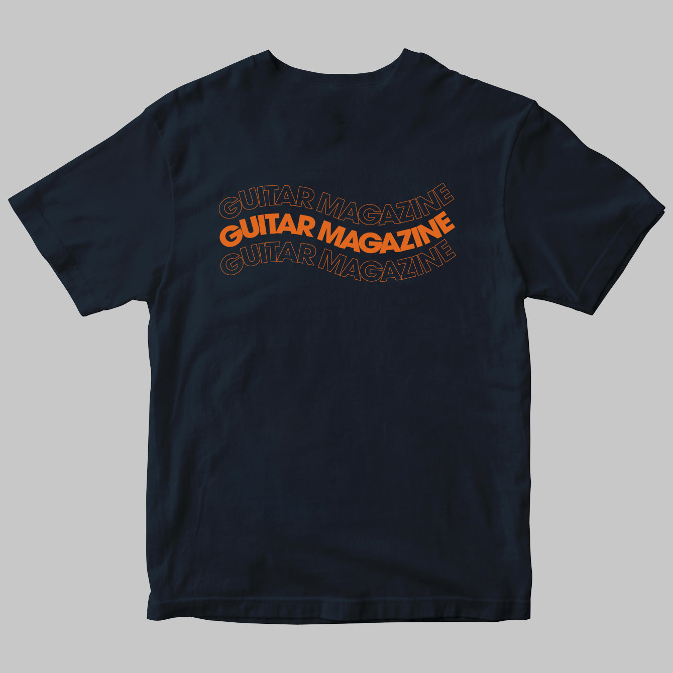 Guitar magazine ロゴ Tシャツ