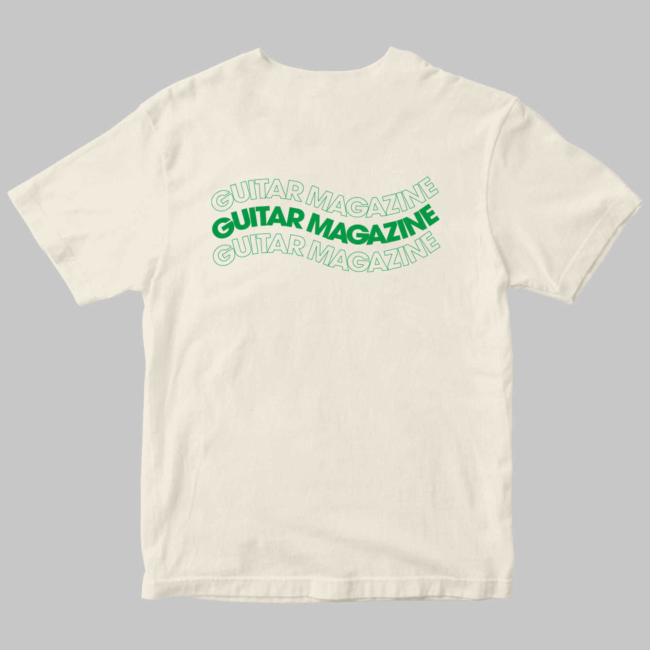 Guitar magazine ロゴ Tシャツ