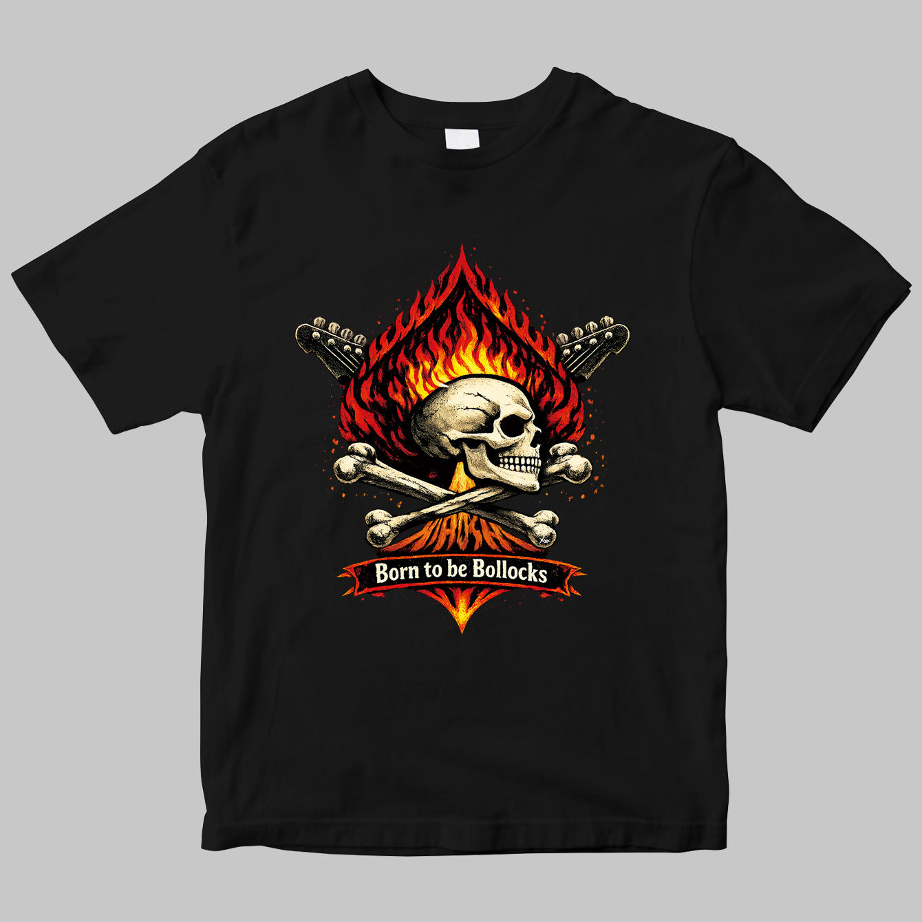 HIROSHI x YOSHIYAxxx collaboration 「BOLLOCKS ON FIRE TEE」