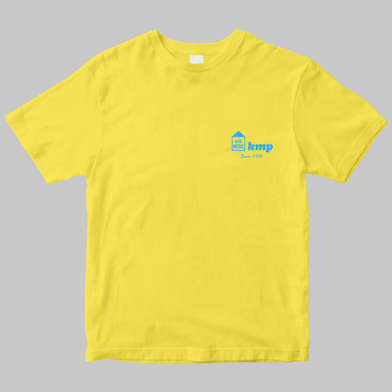 楽譜出版ケイ・エム・ピーのロゴTシャツ