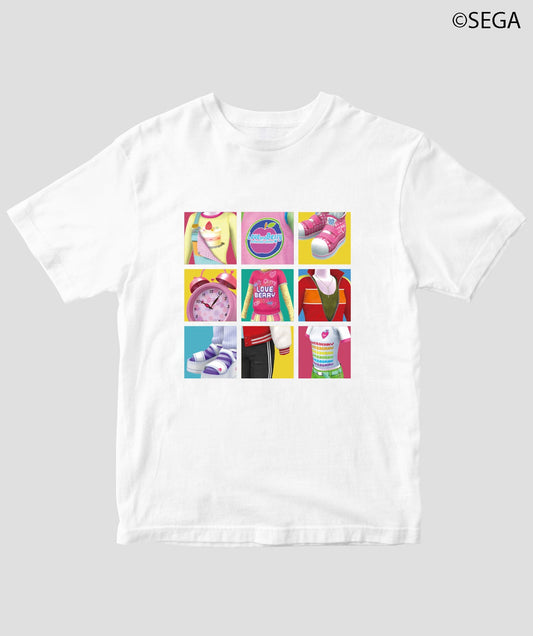 『オシャレ魔女 ラブ and ベリー コラージュTシャツA』