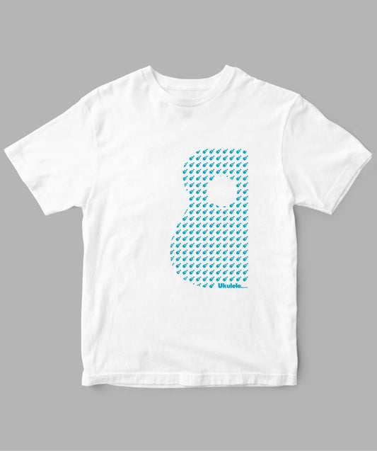 豆ウクレレTシャツ ウクレレ・シェイプ