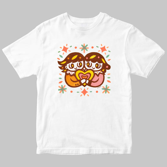 「世界中の人に自慢したいよ」Tシャツ Aタイプ <キッズサイズ>