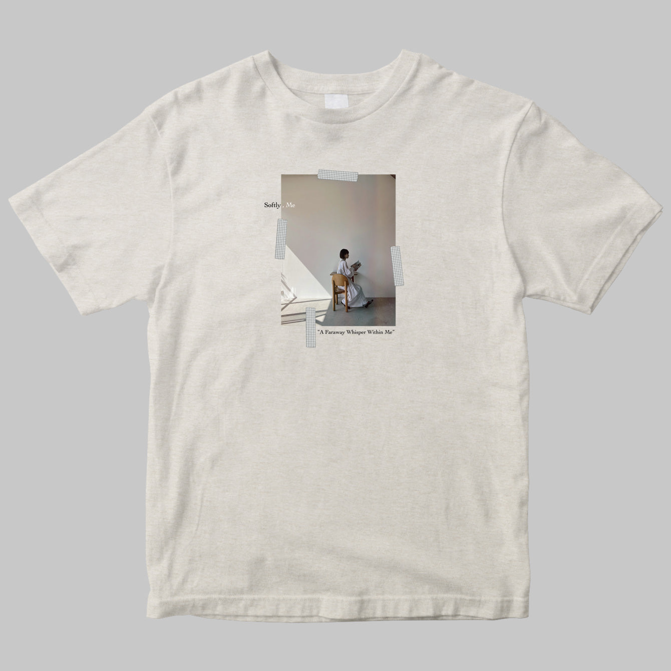 村濱遥フォトエッセイ『遥かにささやく』半袖Tシャツ（Aバージョン）＜期間限定＞