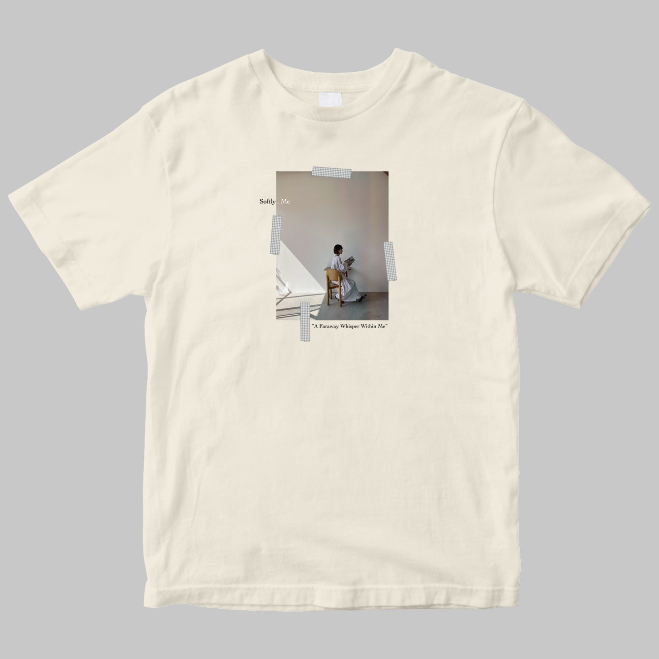 村濱遥フォトエッセイ『遥かにささやく』半袖Tシャツ（Aバージョン）＜期間限定＞
