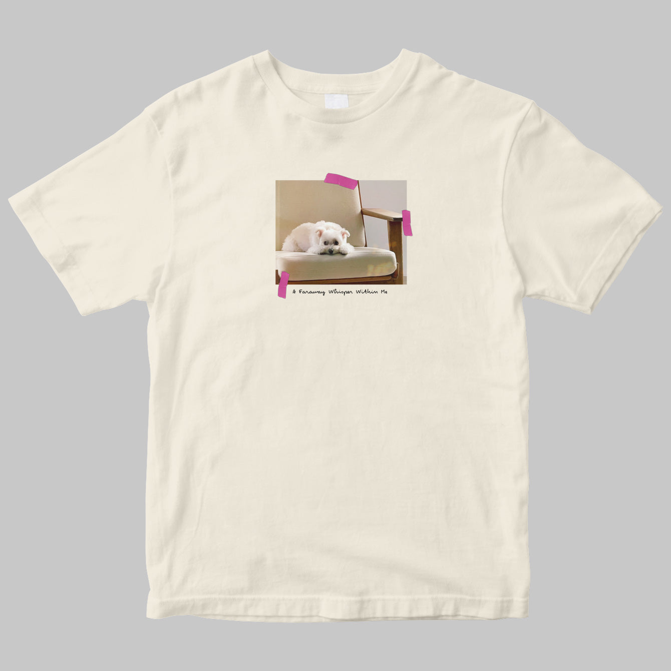 村濱遥フォトエッセイ『遥かにささやく』半袖Tシャツ（Bバージョン）＜期間限定＞