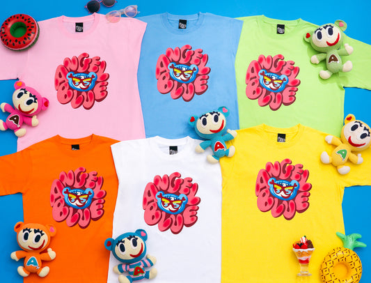 【再販】エンジェルブルー・ナカムラくん35周年 発泡ロゴTシャツ