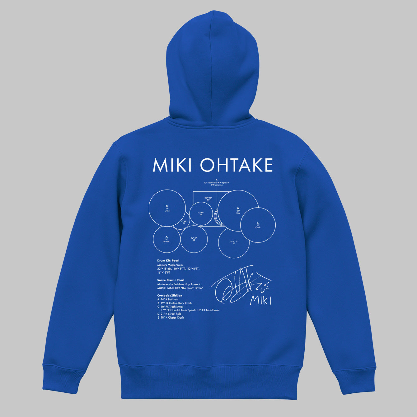 Drummer's Set Up Vol.32 大竹 美希 “Hoodie”